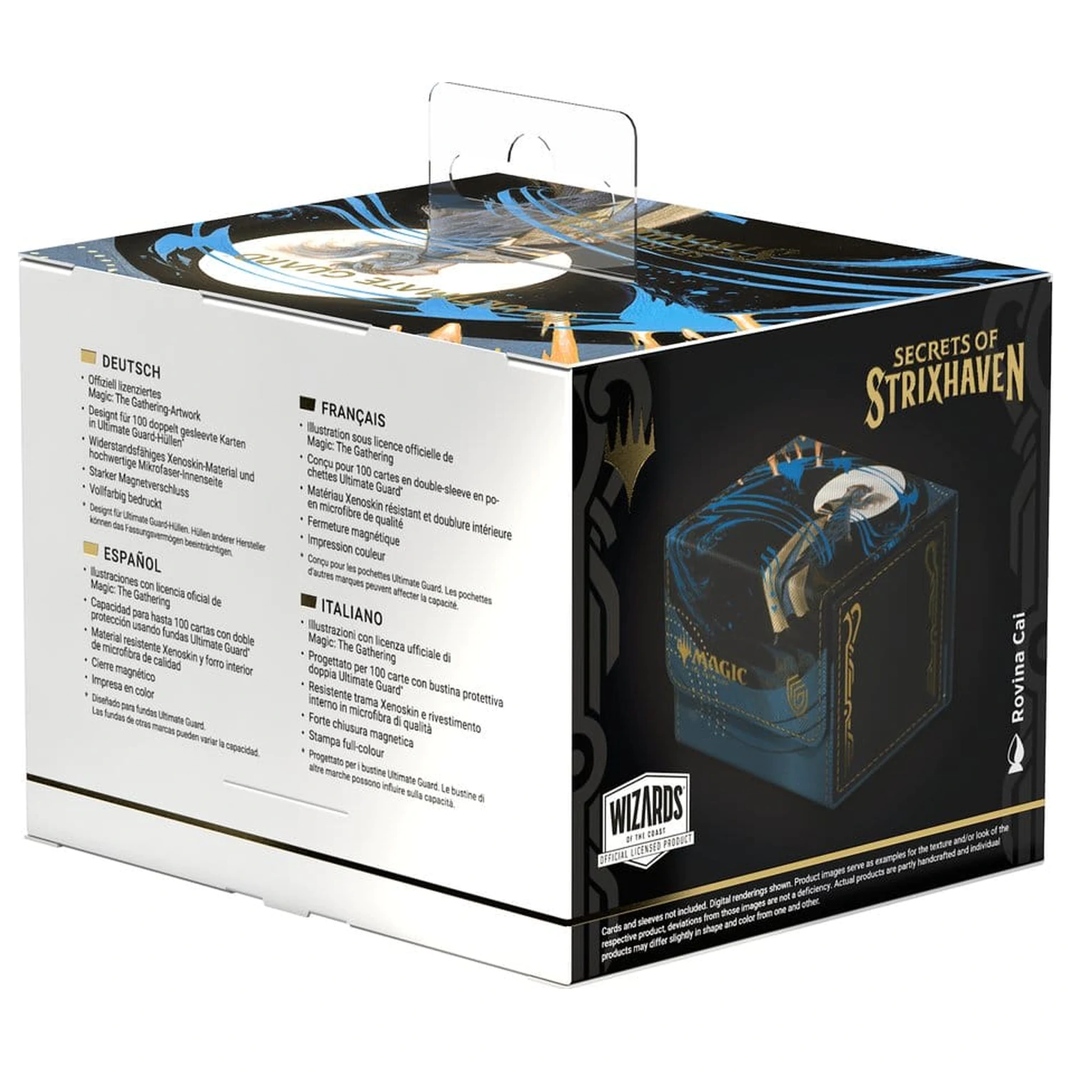 Ultimate Guard Sidewinder 100+ Xenoskin Magic: The Gathering "Secrets of Strixhaven" - Force of Will škatla za kup kart fotografija izdelka
