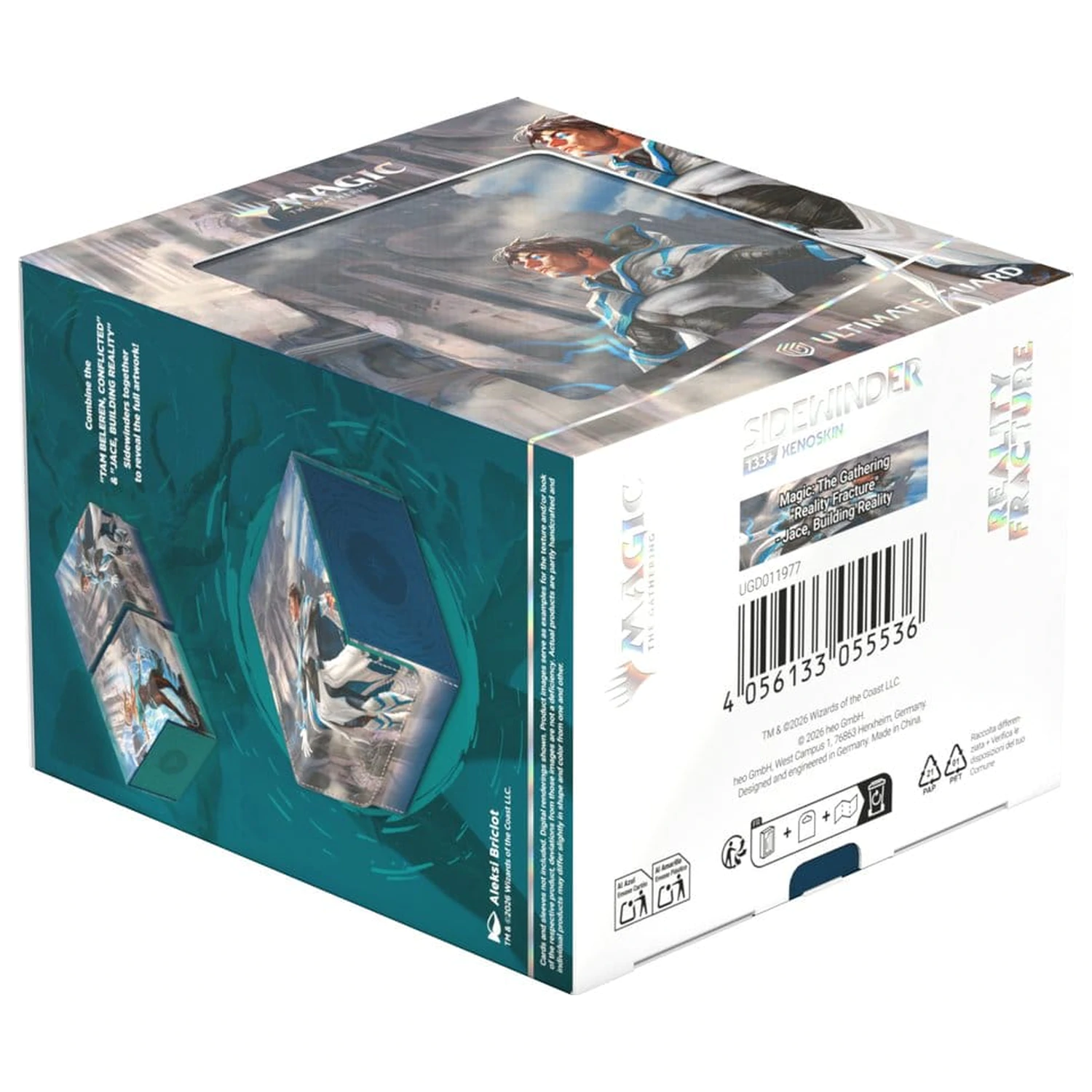Ultimate Guard Sidewinder 133+ Xenoskin Magic: The Gathering "Reality Fracture" - Jace, Building Reality fotografija izdelka