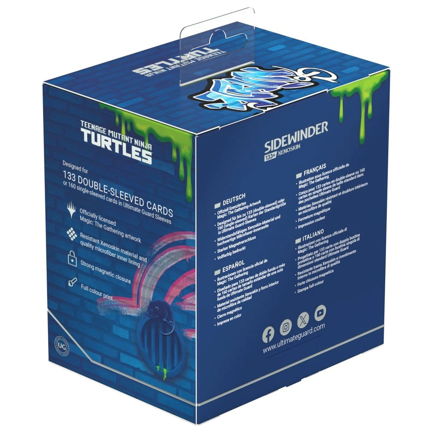 Ultimate Guard Sidewinder 133+ Xenoskin Magic: The Gathering | Teenage Mutant Ninja Turtles - Sewer Walls fotografija izdelka