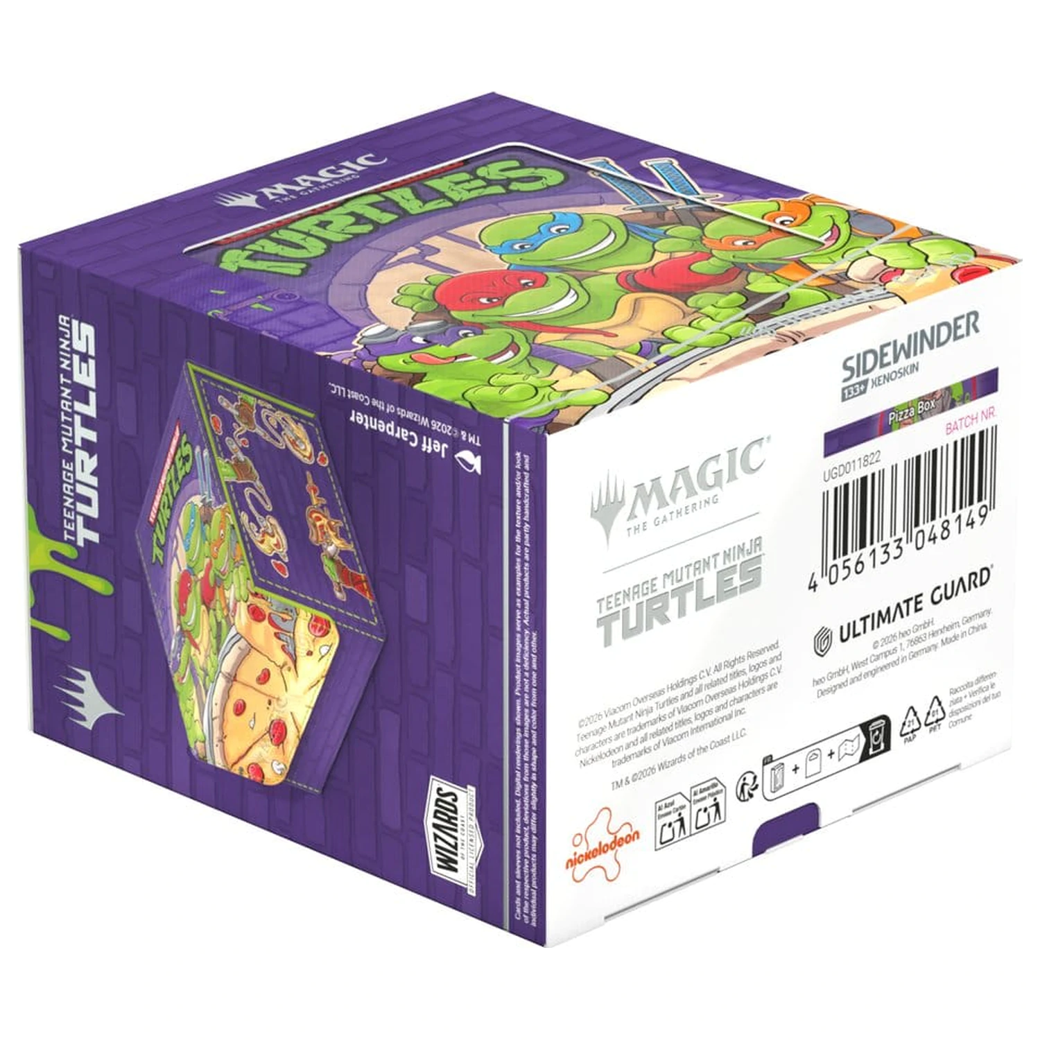 Ultimate Guard Sidewinder 133+ Xenoskin Magic: The Gathering | Teenage Mutant Ninja Turtles - Pizza box fotografija izdelka