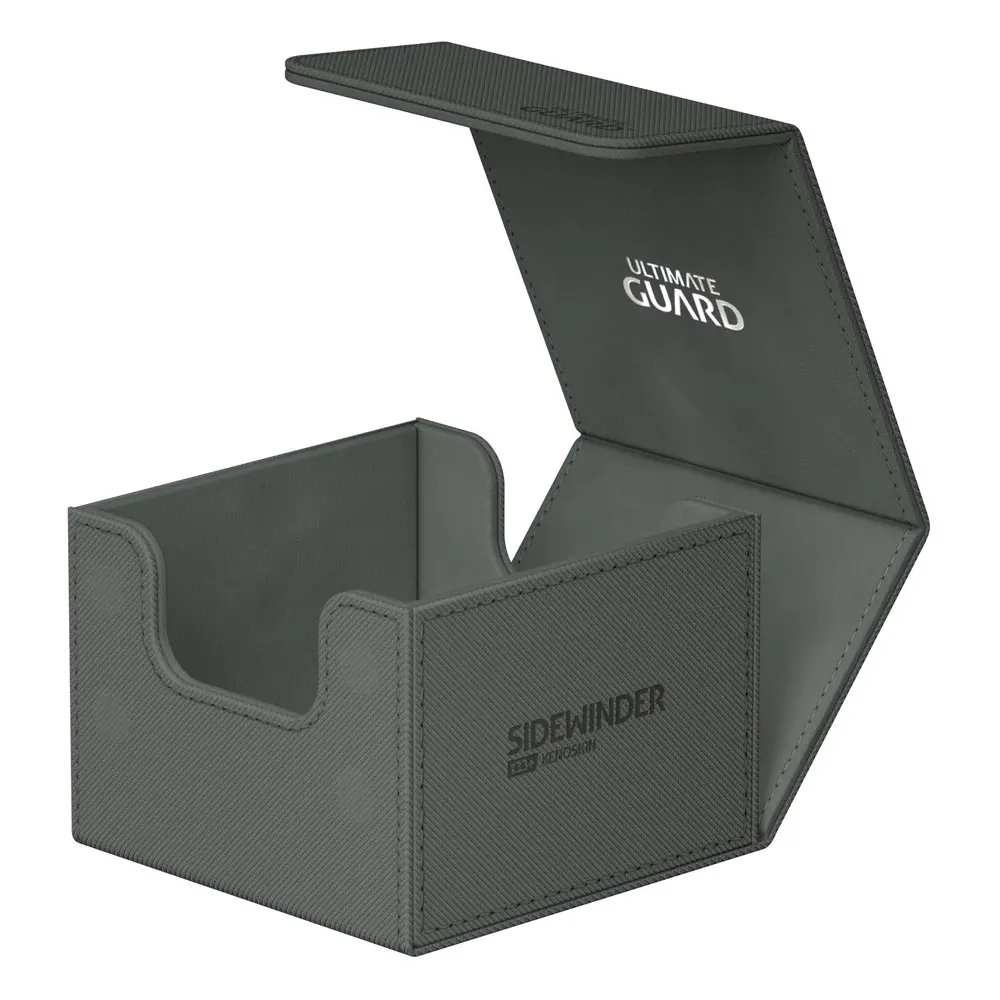 Ultimate Guard Sidewinder 133+ XenoSkin Monocolor Siv predalček za karte fotografija izdelka