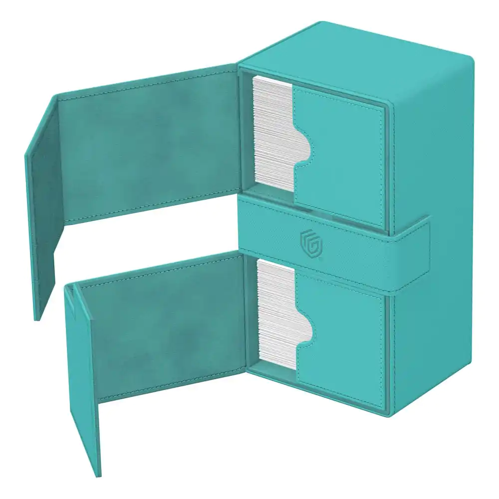 Ultimate Guard Twin Flip'n'Tray 200+ Xenoskin "Summer Edition 2025" - Lagoon fotografija izdelka