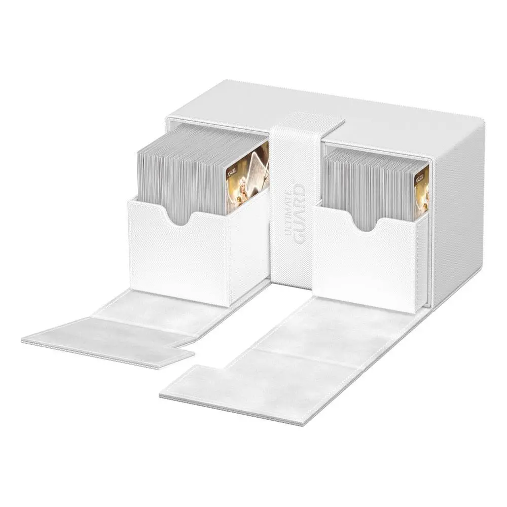 Ultimate Guard Twin Flip`n`Tray 200+ XenoSkin Monocolor Bela fotografija izdelka