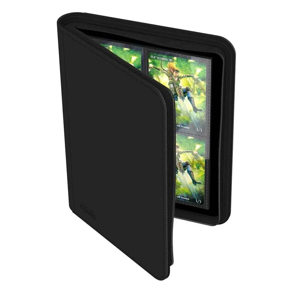 Ultimate Guard Zipfolio 160 - 8-Žepni XenoSkin Črn fotografija izdelka
