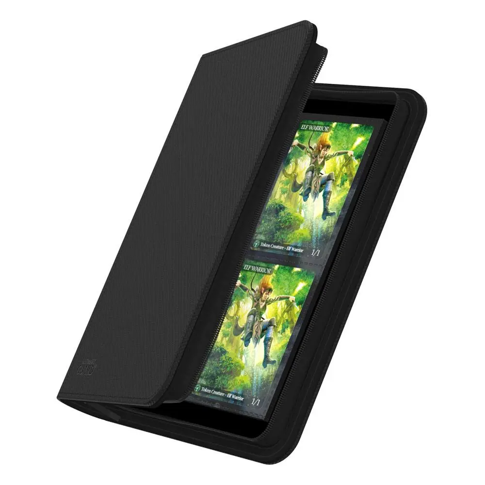 Ultimate Guard Zipfolio 160 - 8-Žepni XenoSkin Črn fotografija izdelka