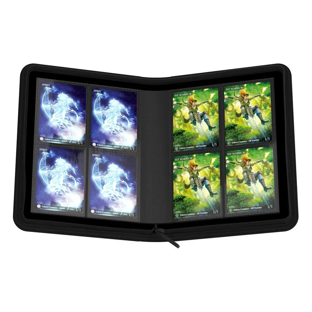 Ultimate Guard Zipfolio 160 - 8-Žepni XenoSkin Črn fotografija izdelka