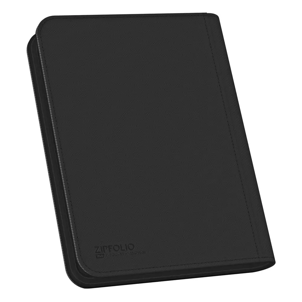 Ultimate Guard Zipfolio 160 - 8-Žepni XenoSkin Črn fotografija izdelka