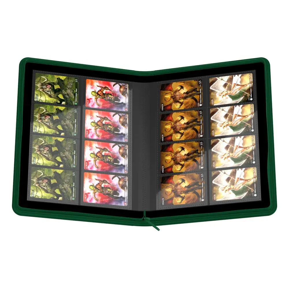 Ultimate Guard Zipfolio 320 - 16-žepni XenoSkin zelen fotografija izdelka
