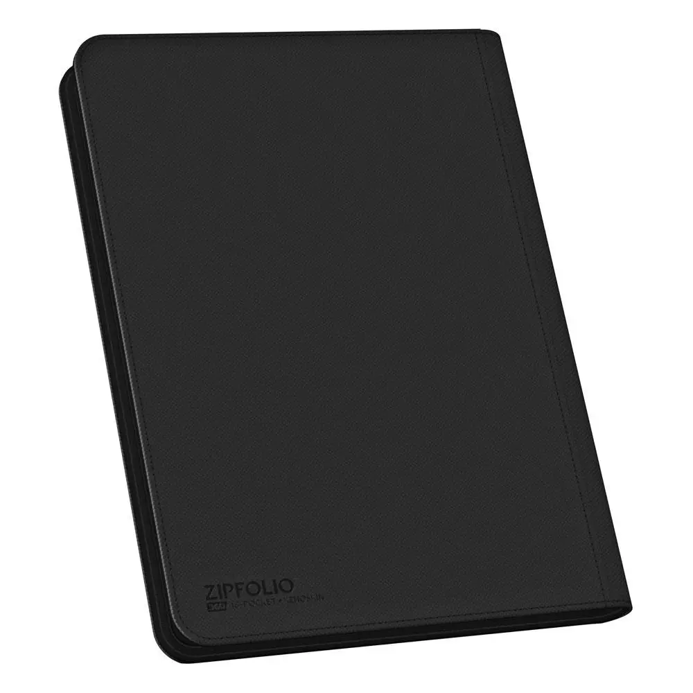 Ultimate Guard Zipfolio 360 - 18-Žepni XenoSkin Črn fotografija izdelka