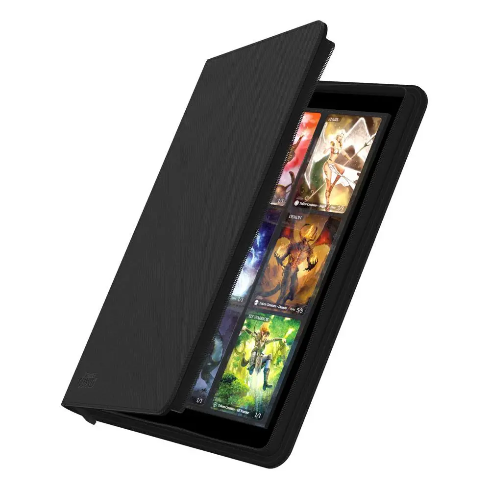 Ultimate Guard Zipfolio 360 - 18-Žepni XenoSkin Črn fotografija izdelka