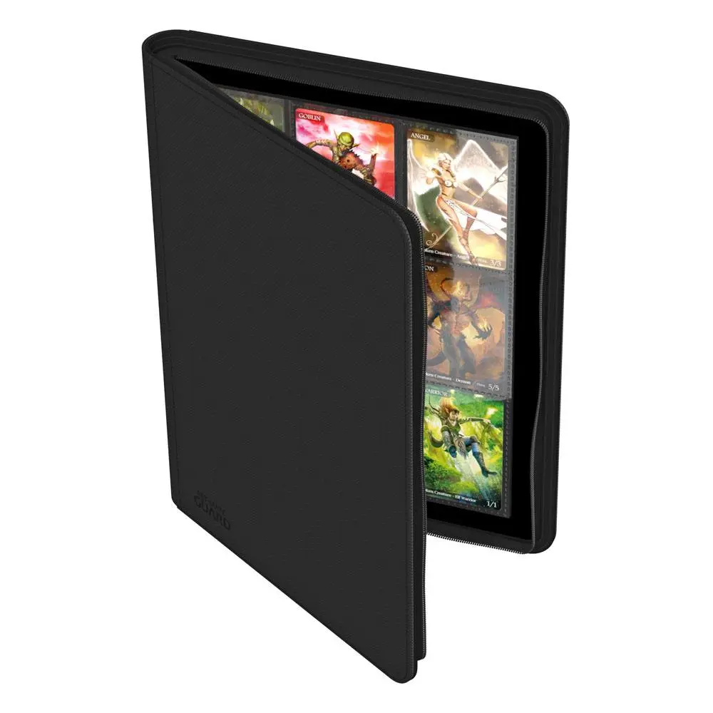 Ultimate Guard Zipfolio 360 - 18-Žepni XenoSkin Črn fotografija izdelka
