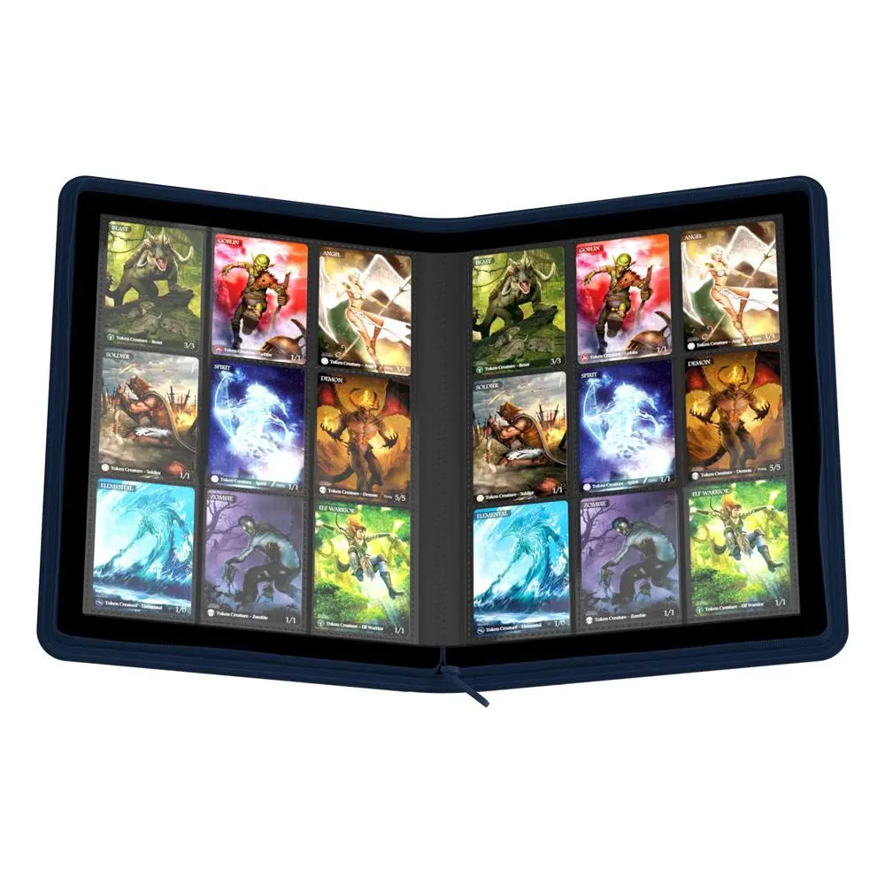 Ultimate Guard Zipfolio 360 - 18-Žepni XenoSkin Modra fotografija izdelka
