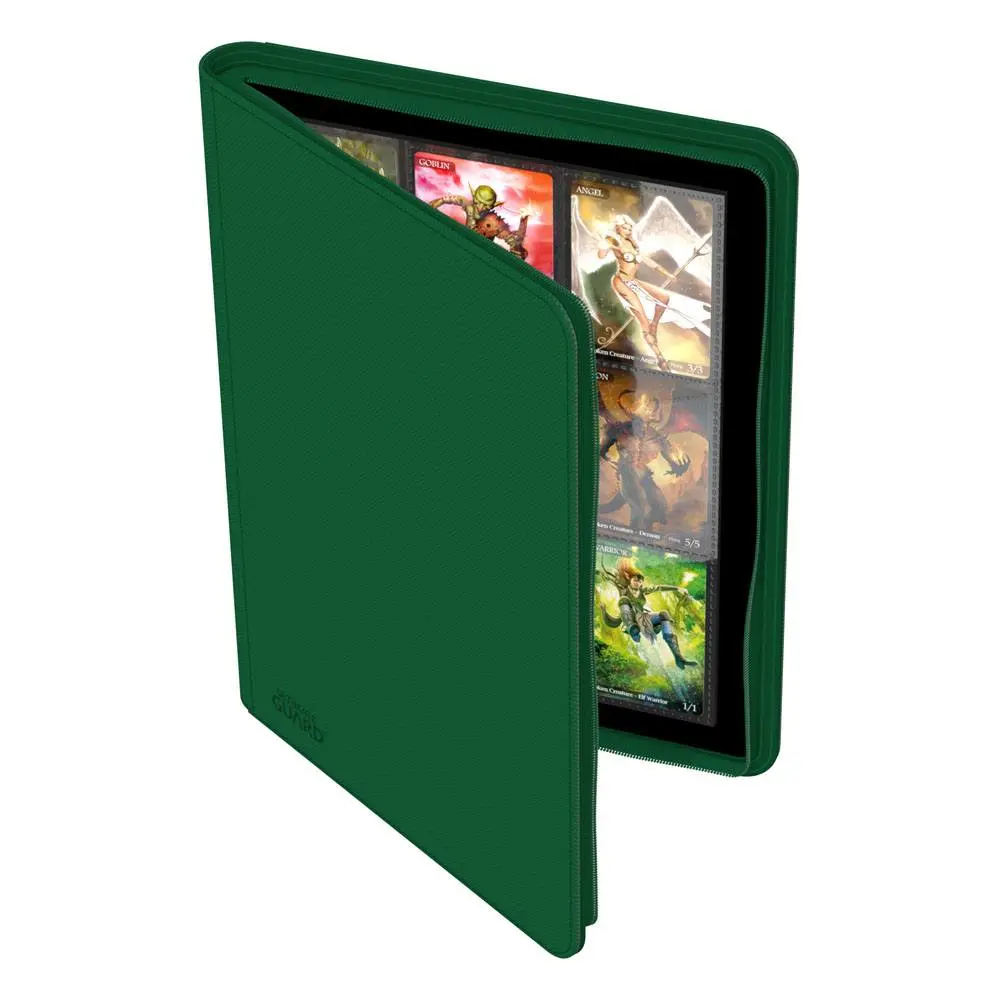 Ultimate Guard Zipfolio 360 - 18-žepni XenoSkin Zeleni fotografija izdelka