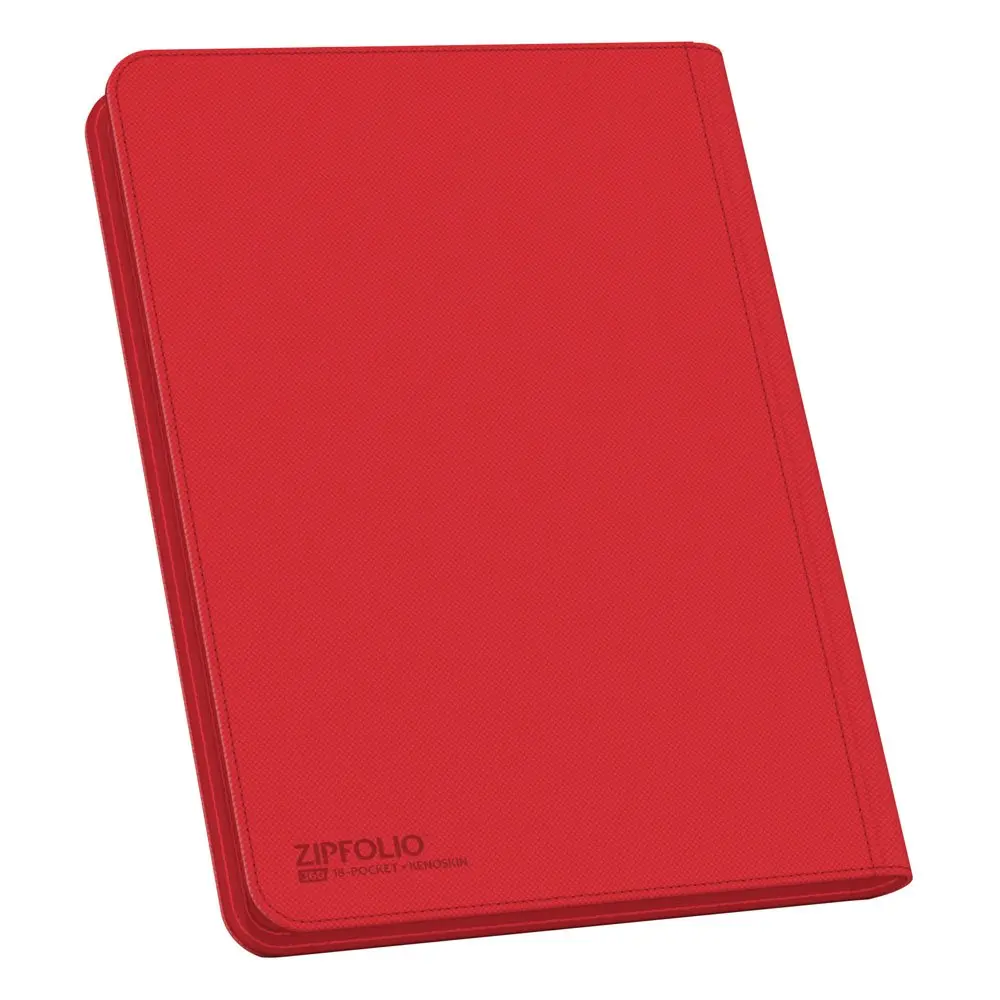 Ultimate Guard Zipfolio 360 - 18-Žepni XenoSkin Rdeča fotografija izdelka