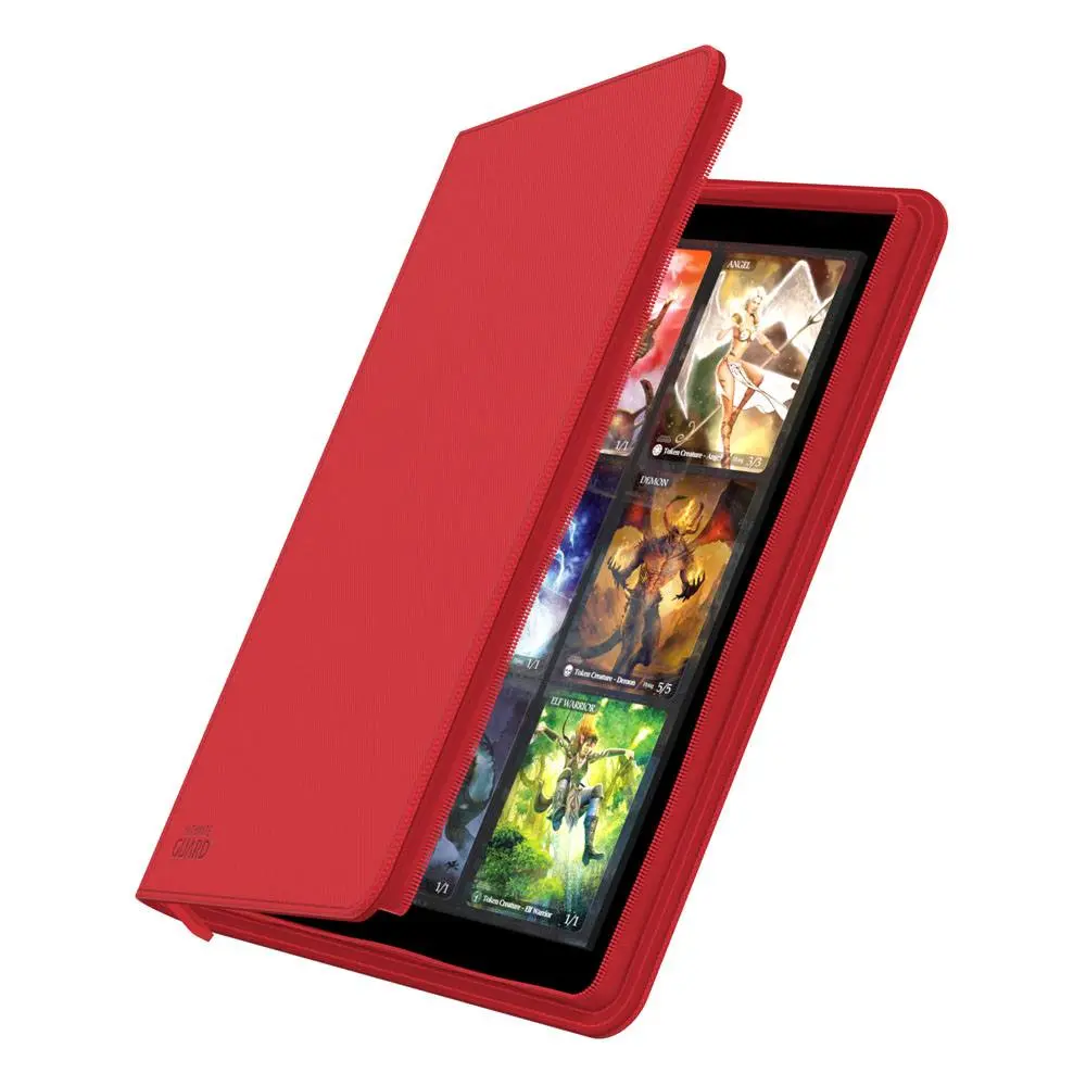 Ultimate Guard Zipfolio 360 - 18-Žepni XenoSkin Rdeča fotografija izdelka