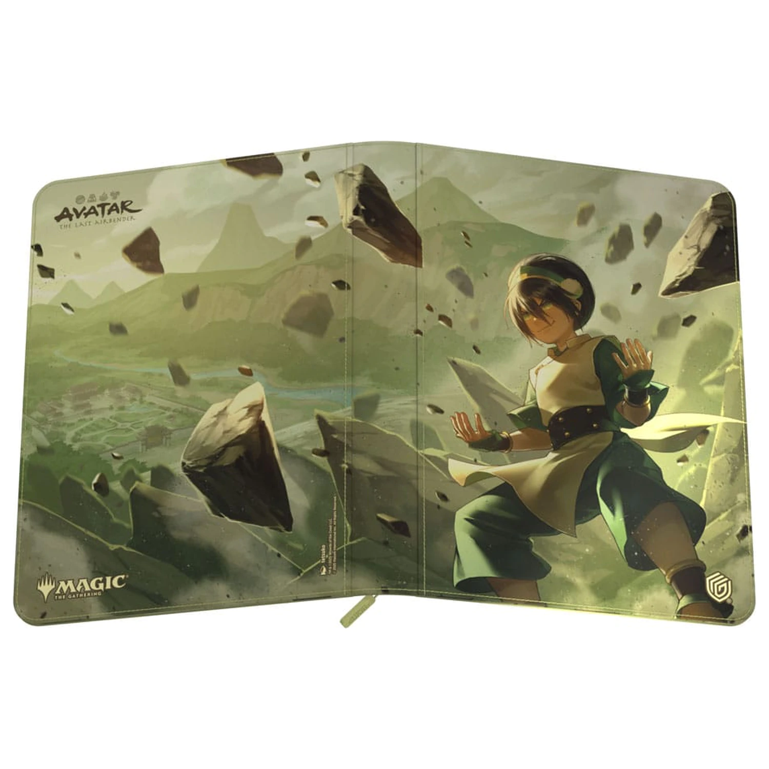 Ultimate Guard Zipfolio 360 Xenoskin Magic: The Gathering "Avatar: The Last Airbender" - Toph fotografija izdelka