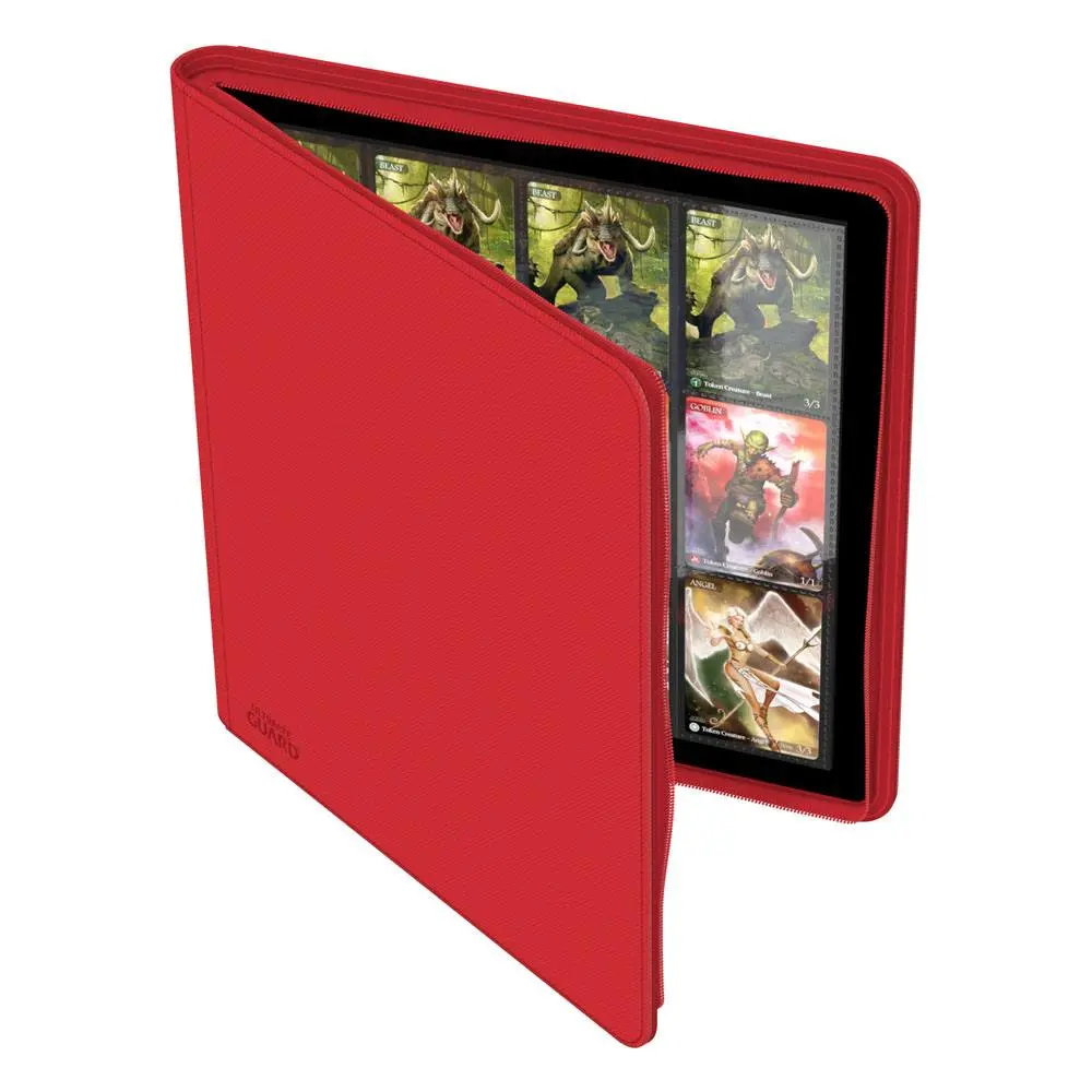 Ultimate Guard Zipfolio 480 - 24-Žepni XenoSkin (Quadrow) - Rdeča fotografija izdelka
