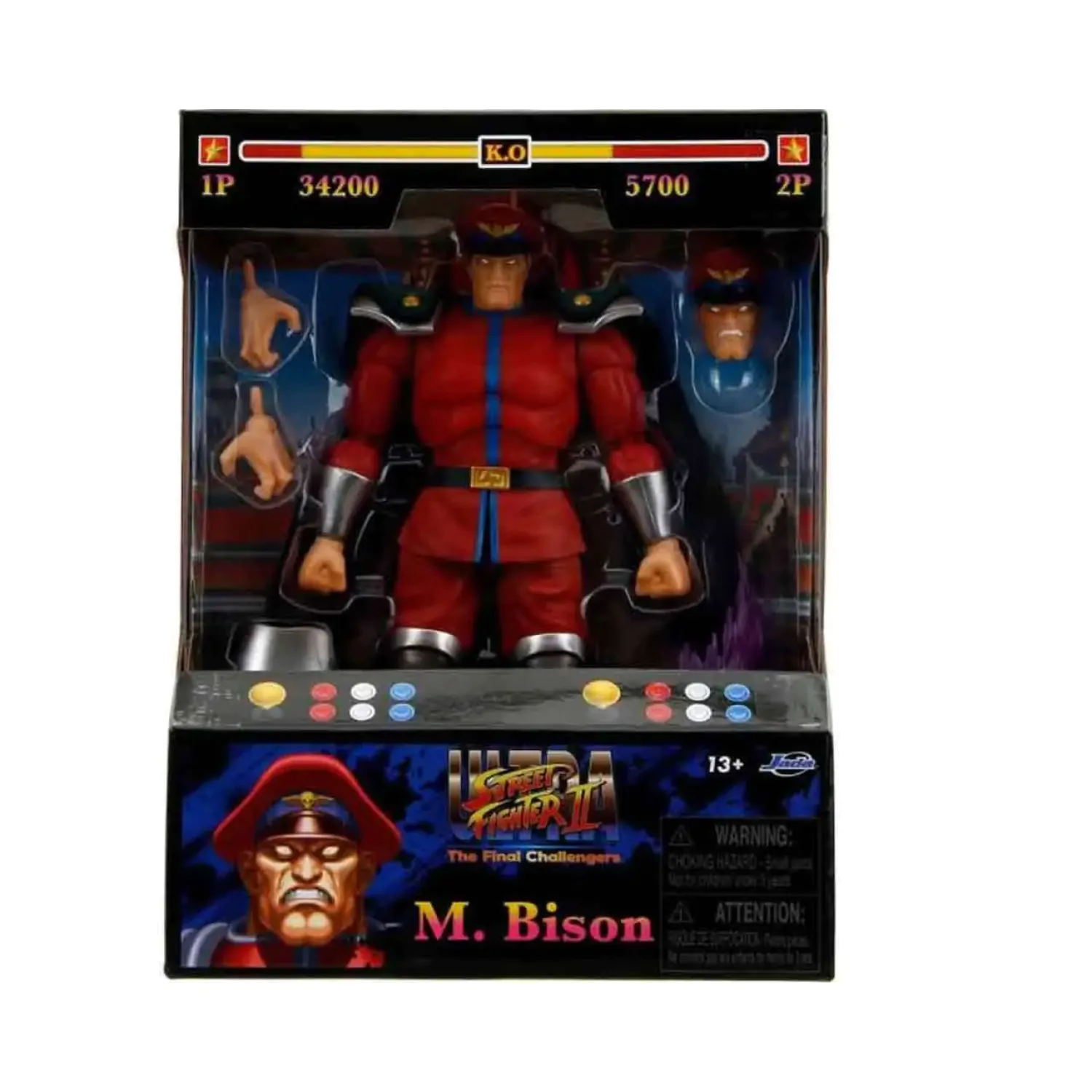 Akcijska figura Ultra Street Fighter II: The Final Challengers 1/12 Bison 15 cm fotografija izdelka