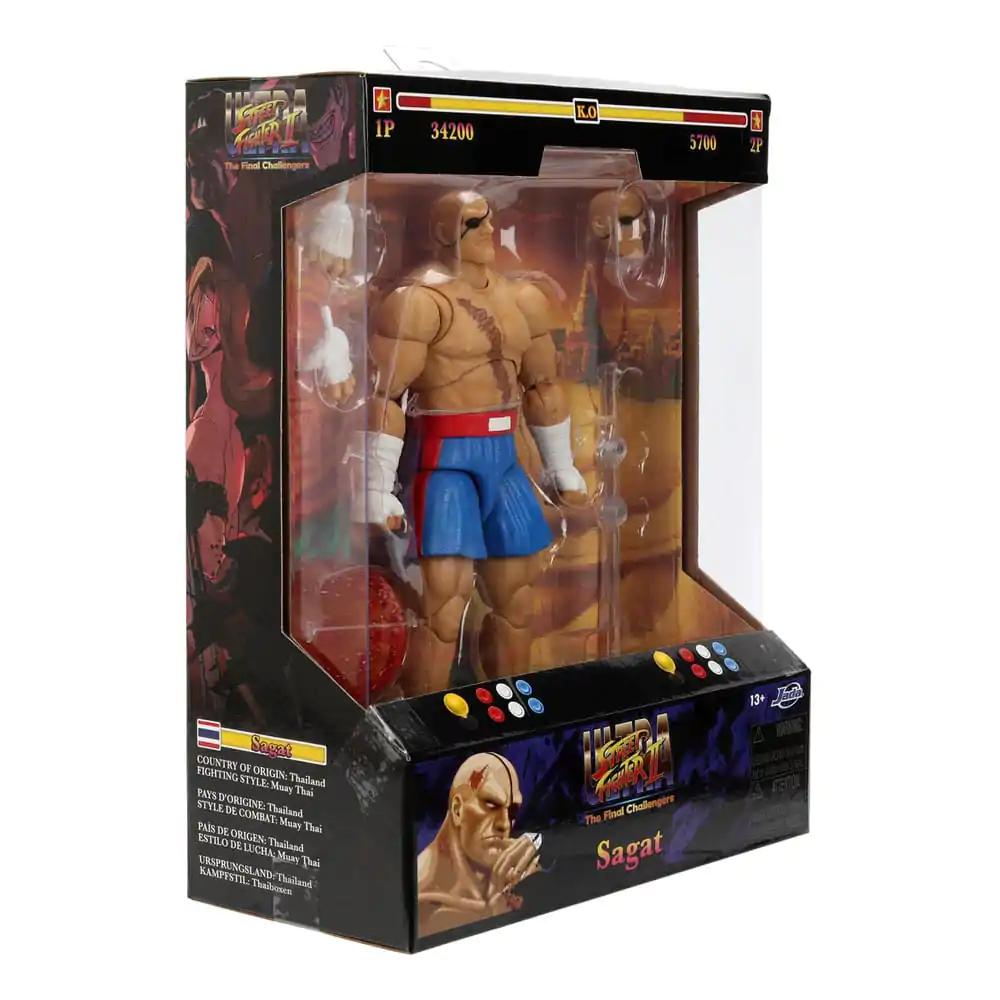 Ultra Street Fighter II: The Final Challengers Akcijska figura 1/12 Sagat 19 cm fotografija izdelka