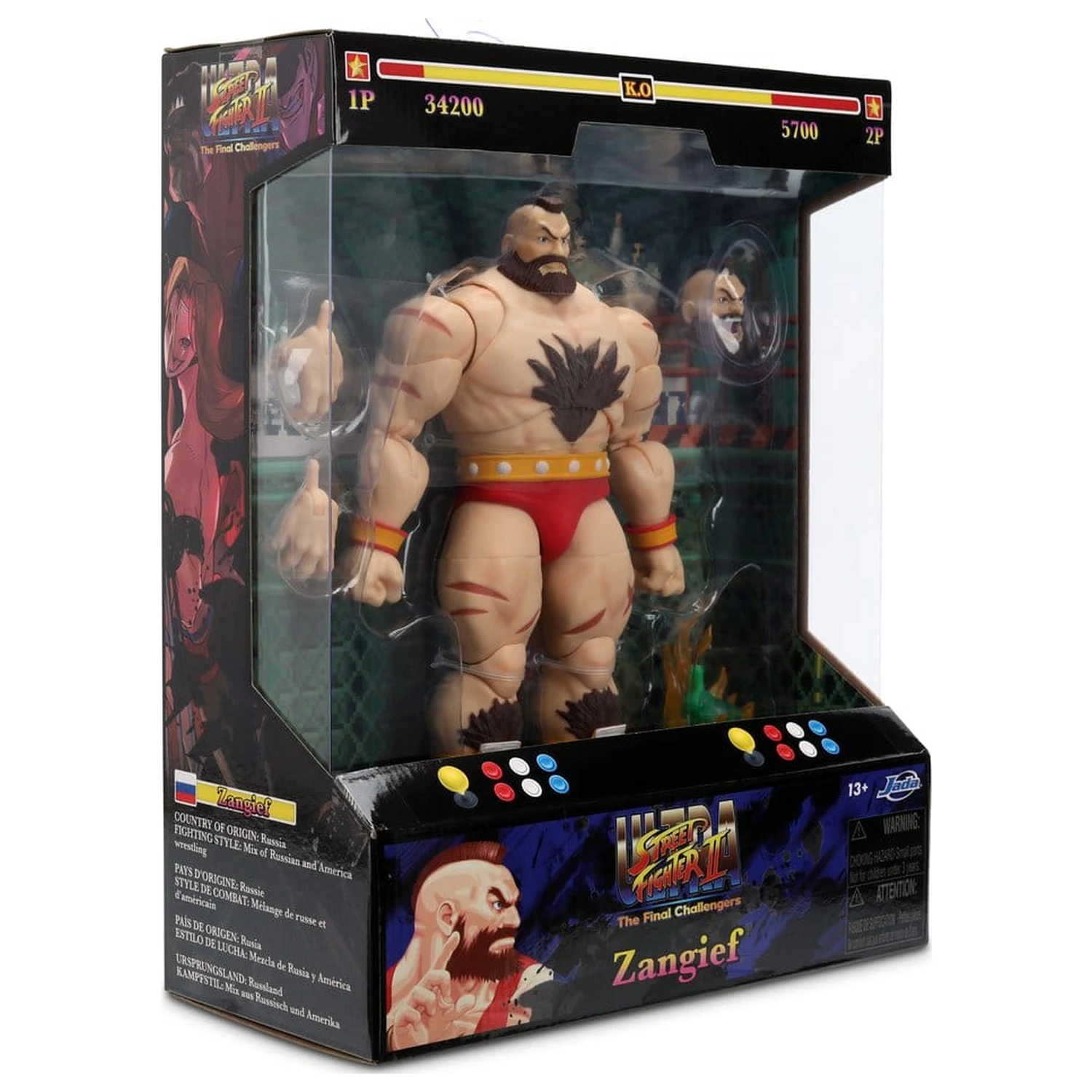 Ultra Street Fighter II: The Final Challengers akcijska figura 1/12 Zangief 18 cm fotografija izdelka