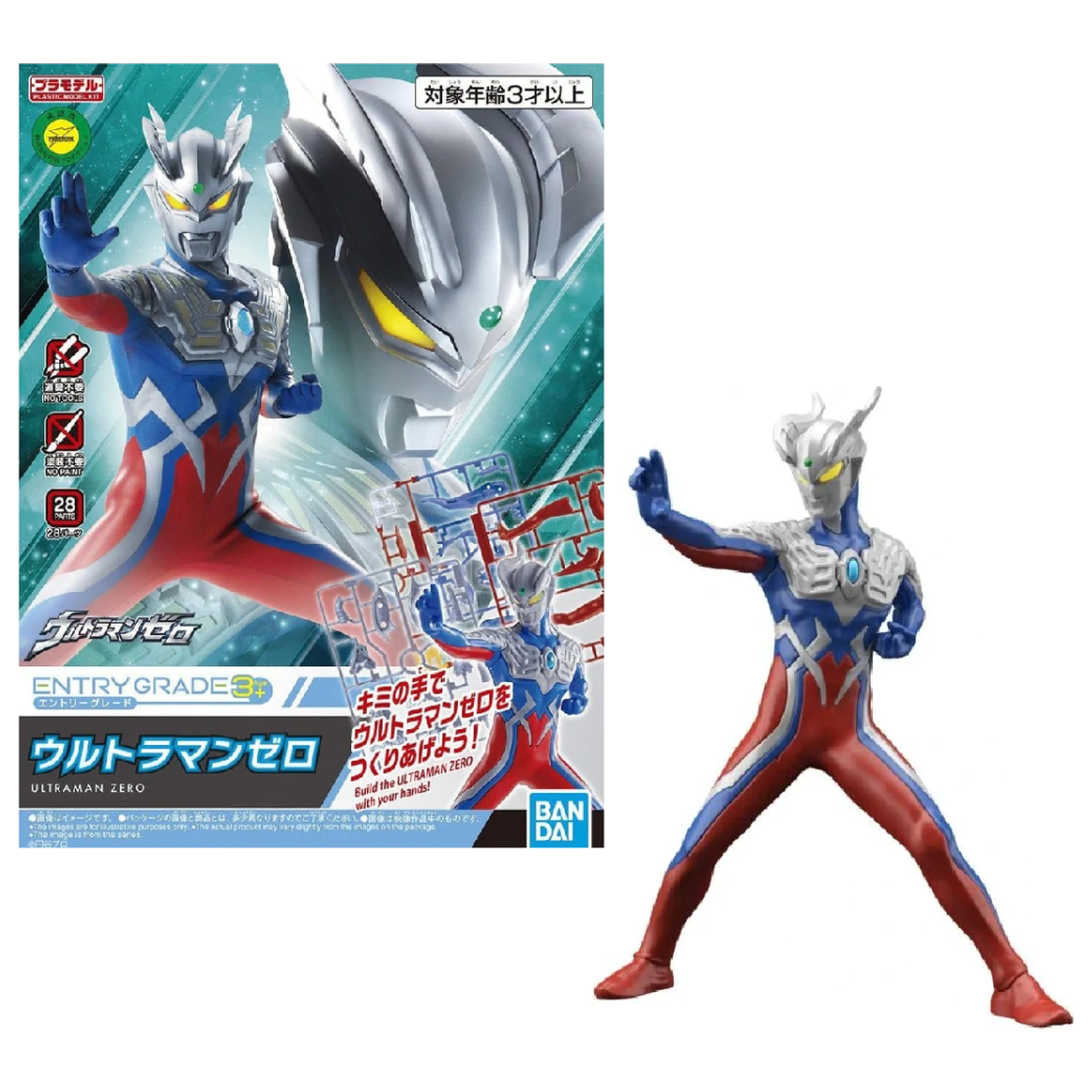 ULTRAMAN Entry Grade Ultraman Zero model komplet REPROD fotografija izdelka