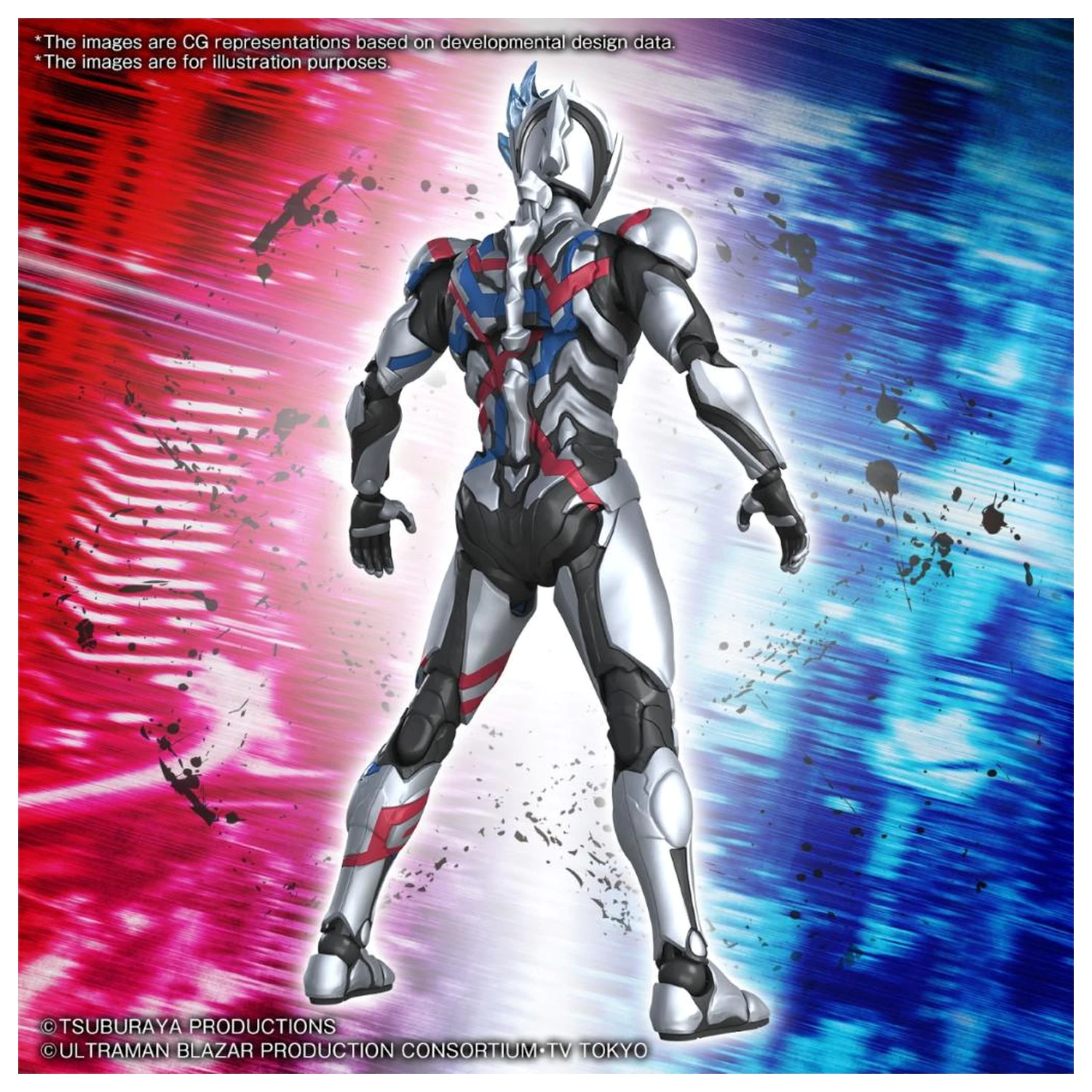 Ultraman Figura-Vzpon Standard Ultraman Blazar Model Komplet fotografija izdelka