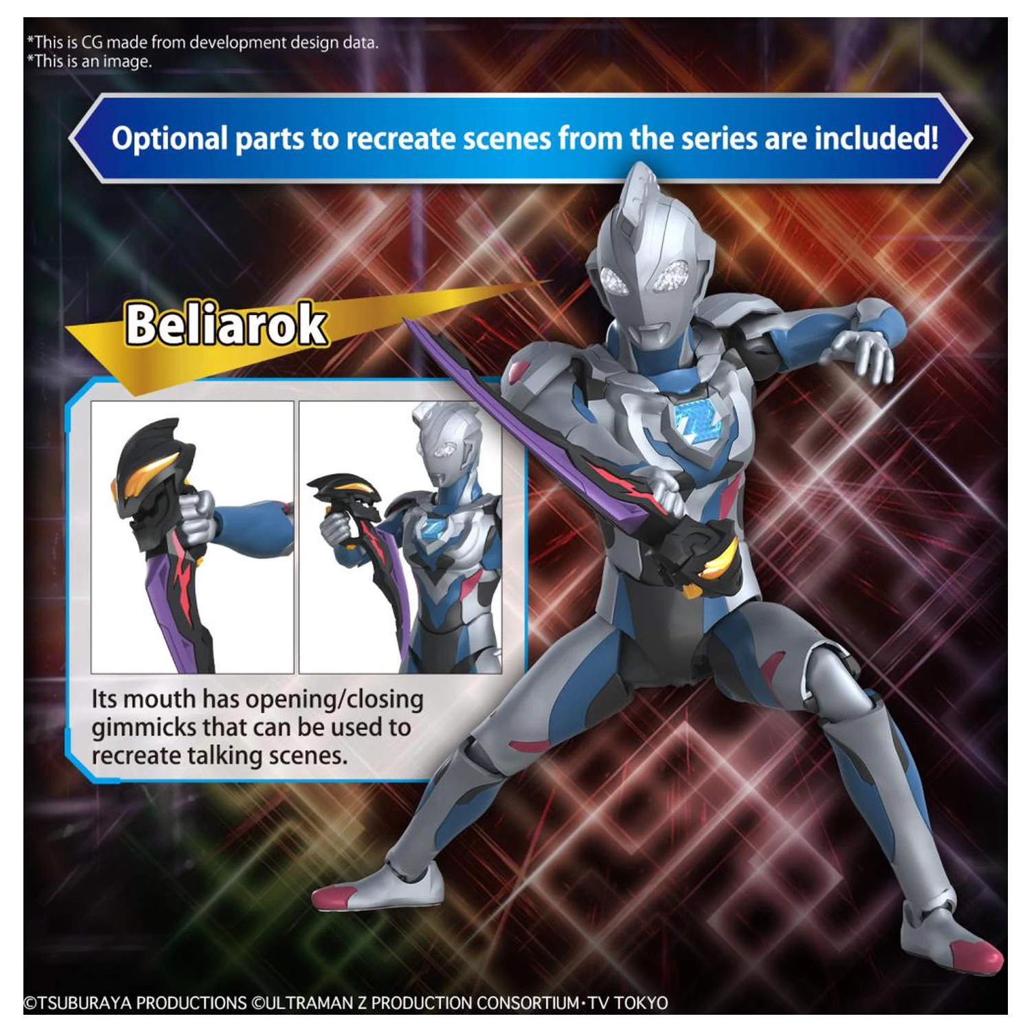 ULTRAMAN Figure-rise Standard Ultraman Z Original Model Komplet fotografija izdelka