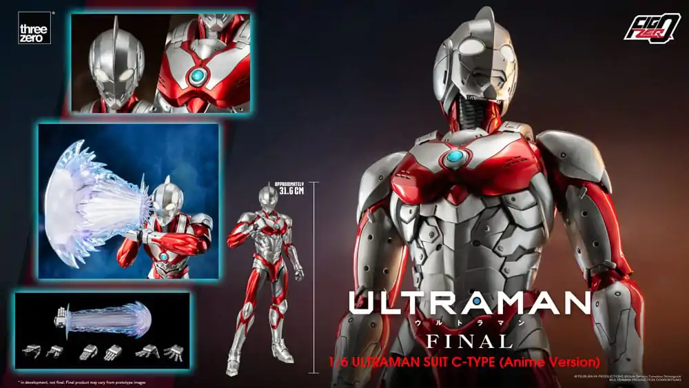 Ultraman FigZero akcijska figura 1/6 Ultraman Suit C-Type (Anime Version) 31 cm fotografija izdelka