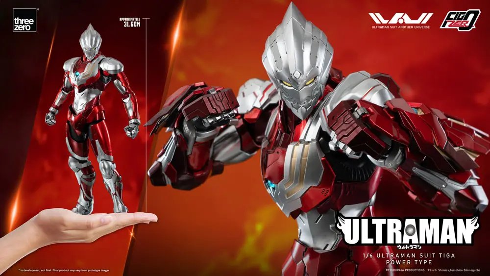 Ultraman FigZero akcijska figura 1/6 Ultraman Suit Tiga Power Type 31 cm fotografija izdelka