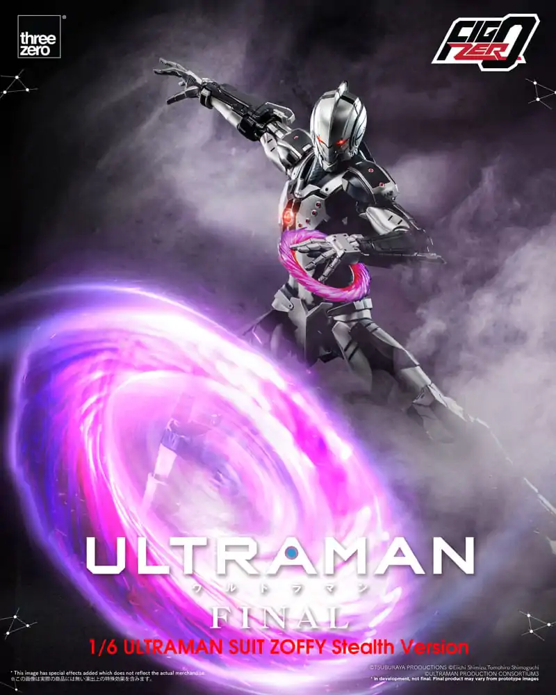 Ultraman Final FigZero akcijska figura 1/6 Ultraman Suit Zoffy Stealth Version 30 cm fotografija izdelka