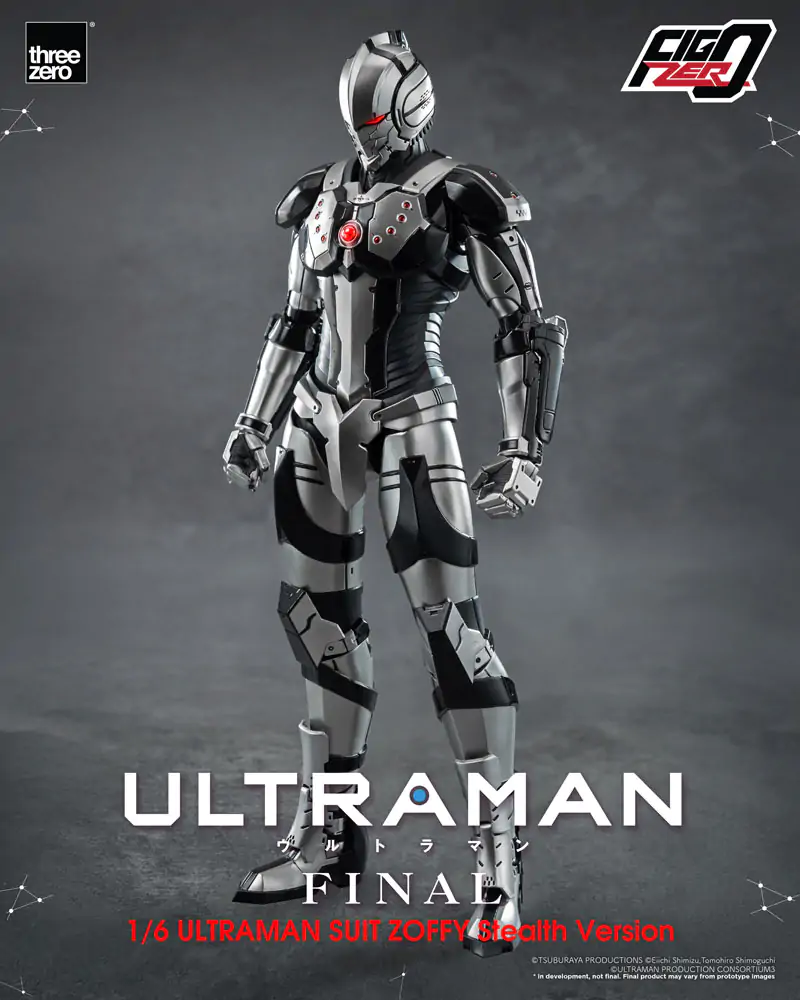 Ultraman Final FigZero akcijska figura 1/6 Ultraman Suit Zoffy Stealth Version 30 cm fotografija izdelka