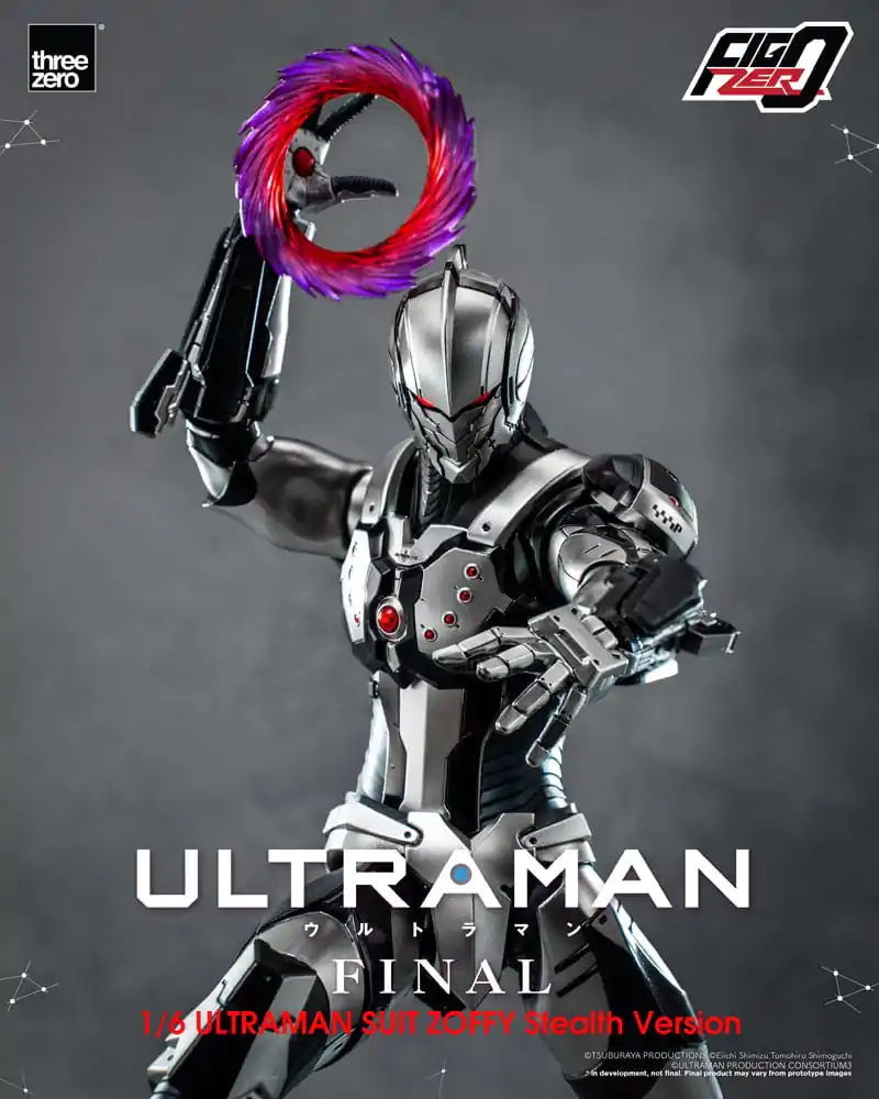 Ultraman Final FigZero akcijska figura 1/6 Ultraman Suit Zoffy Stealth Version 30 cm fotografija izdelka