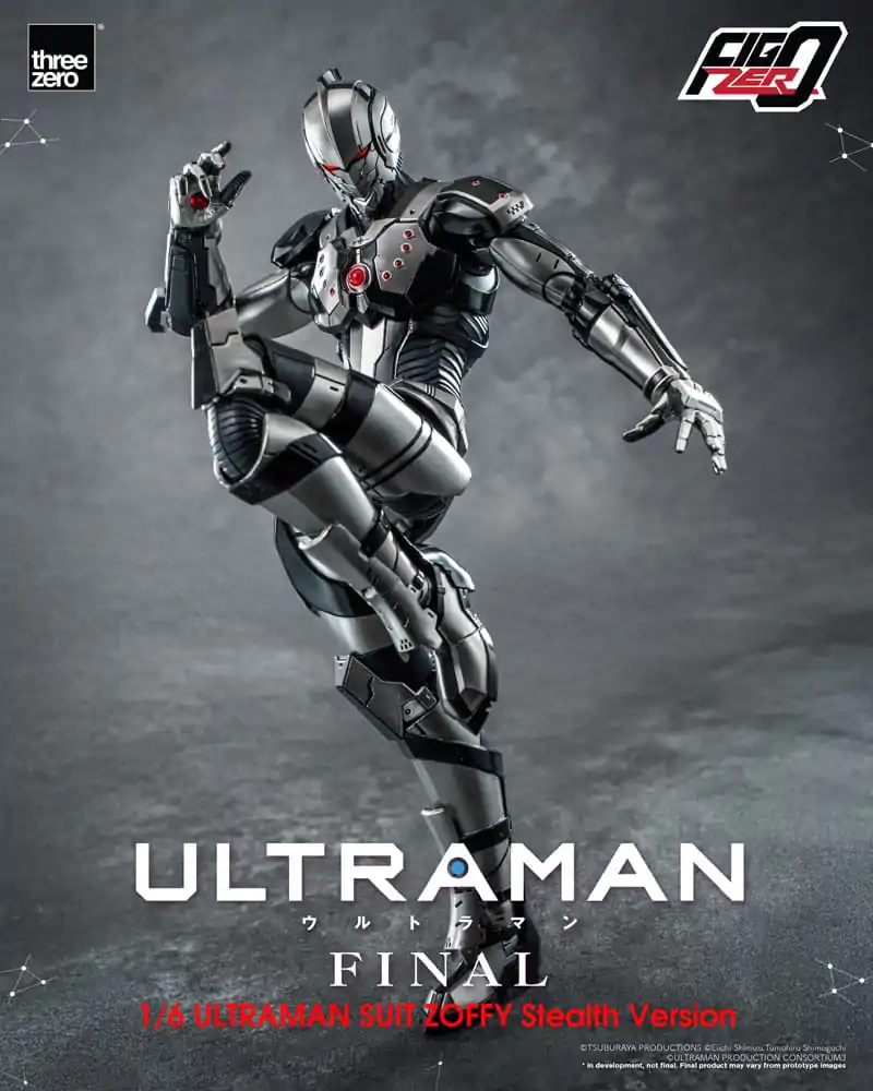 Ultraman Final FigZero akcijska figura 1/6 Ultraman Suit Zoffy Stealth Version 30 cm fotografija izdelka