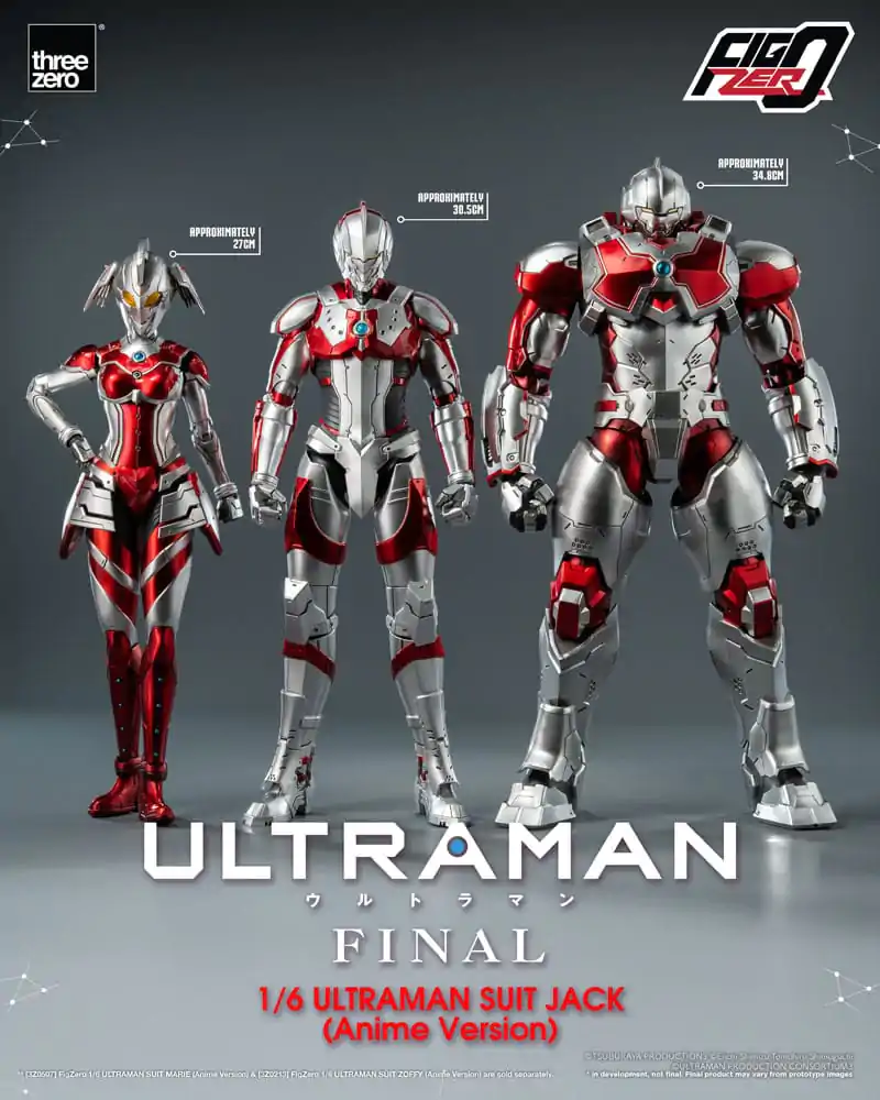 Ultraman Final FigZero akcijska figura 1/6 Ultraman Suit Jack Anime Version 35 cm fotografija izdelka