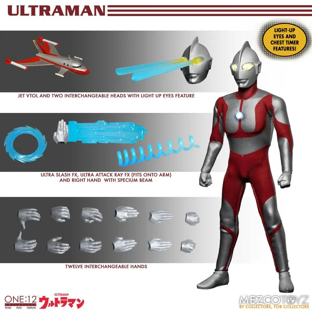 Ultraman Svetleča akcijska figura 1/12 Ultraman 16 cm fotografija izdelka