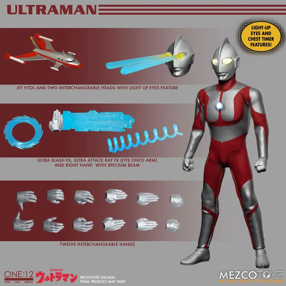 Ultraman Svetleča akcijska figura 1/12 Ultraman 16 cm fotografija izdelka