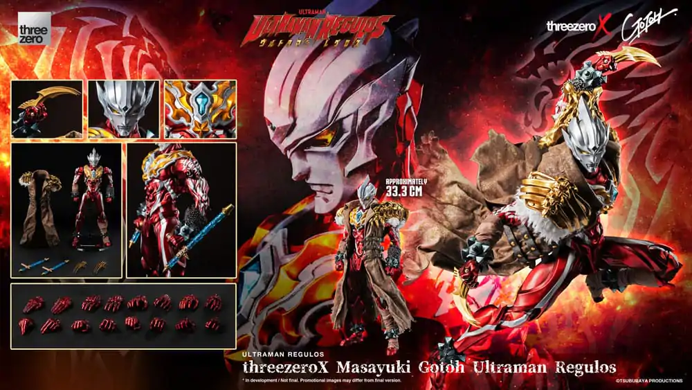 Ultraman akcijska figura Masayuki Gotoh Ultraman Regulos 33 cm fotografija izdelka