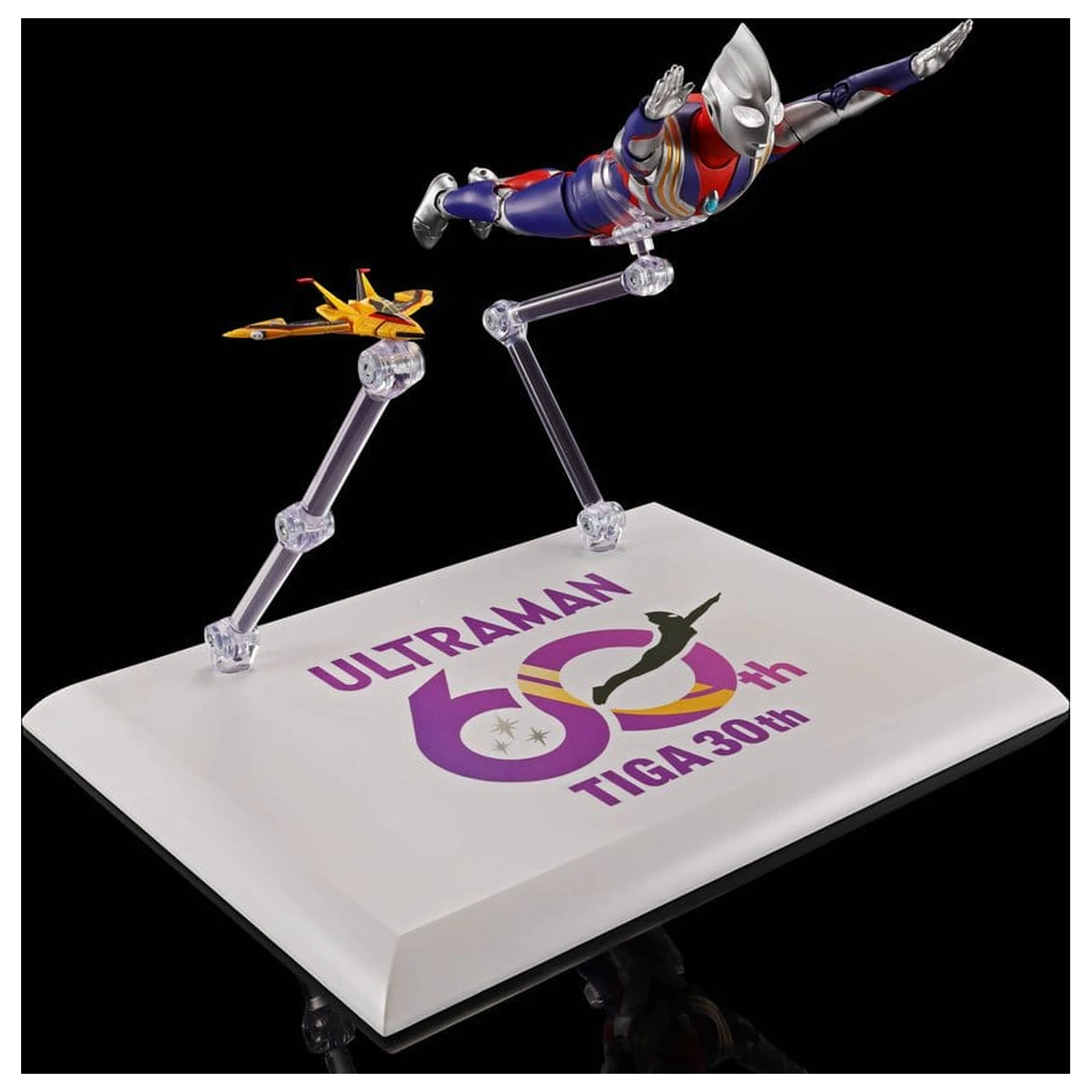 Ultraman Series S.H.Figuarts Shinkocchou Seihou akcijska figura Ultraman Tiga Multi Type 30th Anniversary Edition 15 cm fotografija izdelka