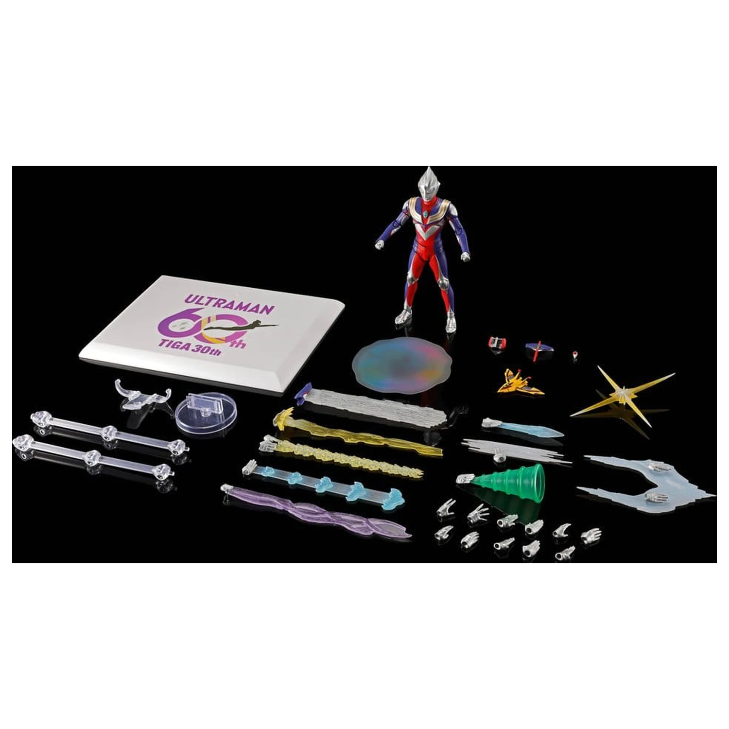 Ultraman Series S.H.Figuarts Shinkocchou Seihou akcijska figura Ultraman Tiga Multi Type 30th Anniversary Edition 15 cm fotografija izdelka