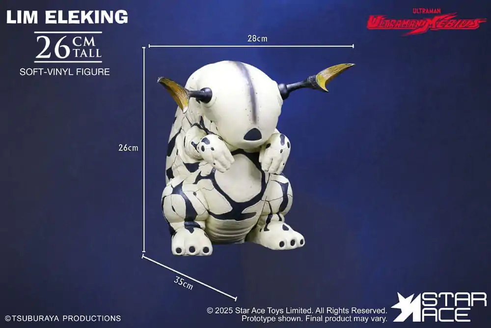 Ultraman Ultra-Kaiju Mehka vinilna statua Lim Eleking 26 cm fotografija izdelka