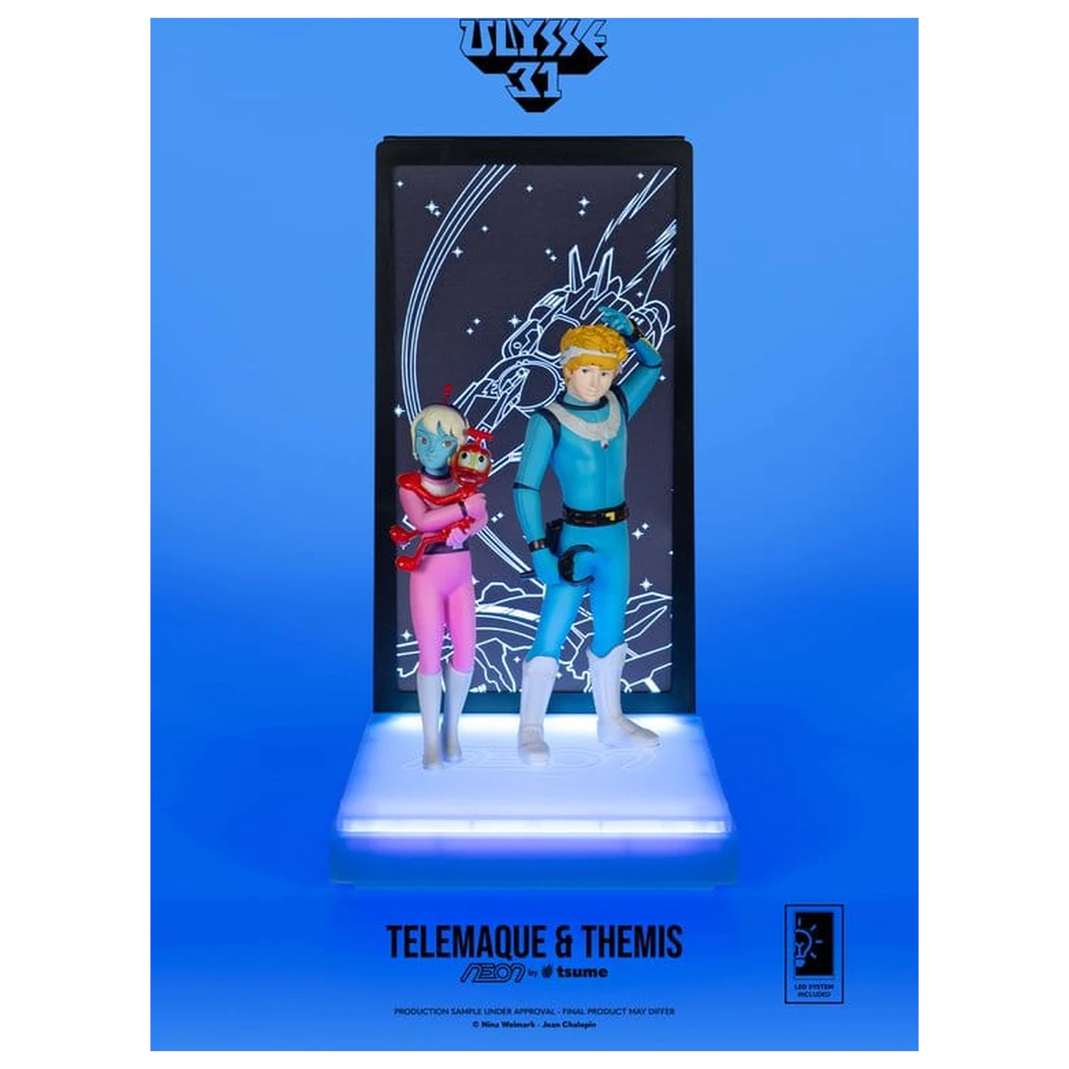 Ulysse 31 Neon figura 1/9 Telemachus & Themis 20 cm fotografija izdelka