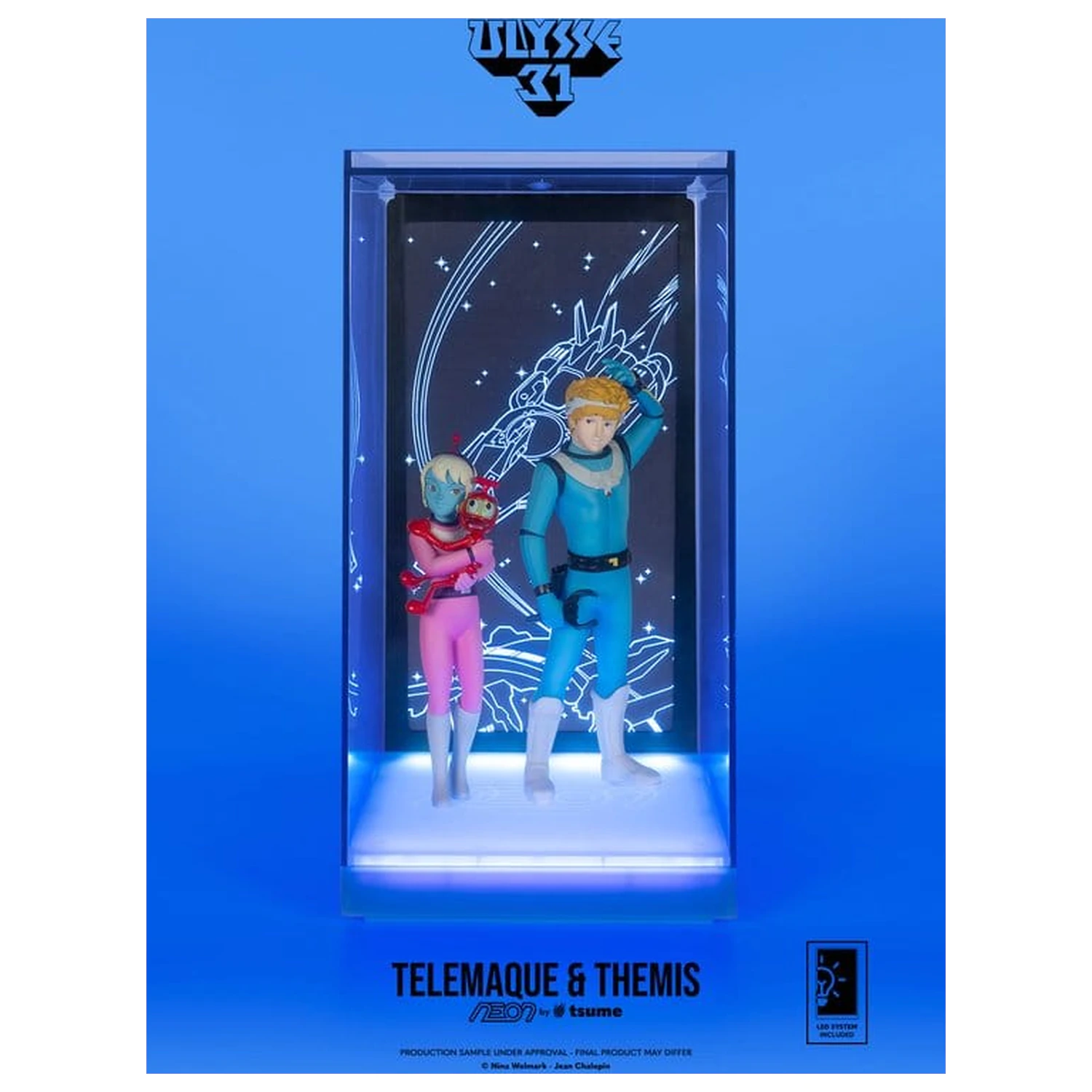 Ulysse 31 Neon figura 1/9 Telemachus & Themis 20 cm fotografija izdelka