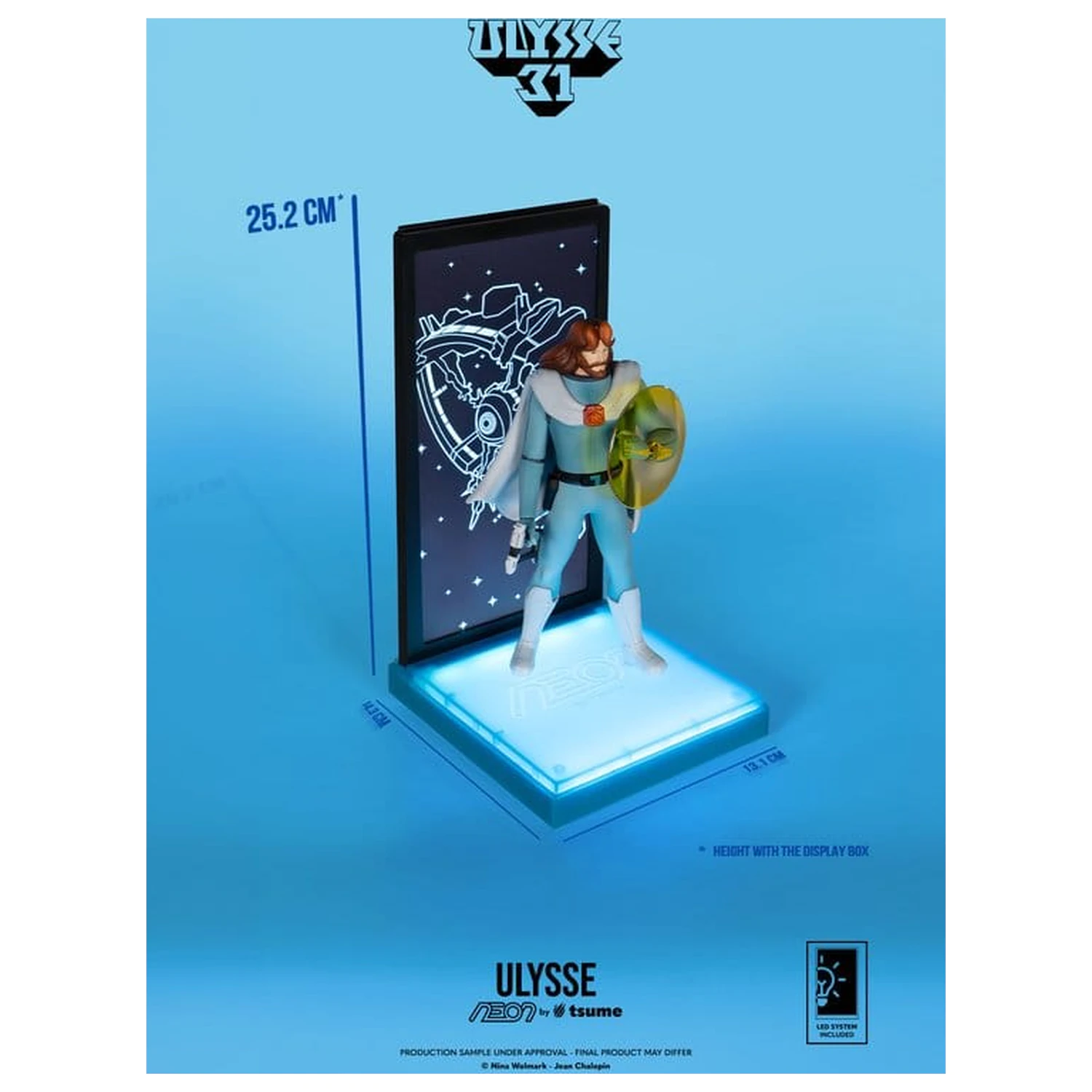 Ulysse 31 Neon figura 1/9 Ulysse 20 cm fotografija izdelka