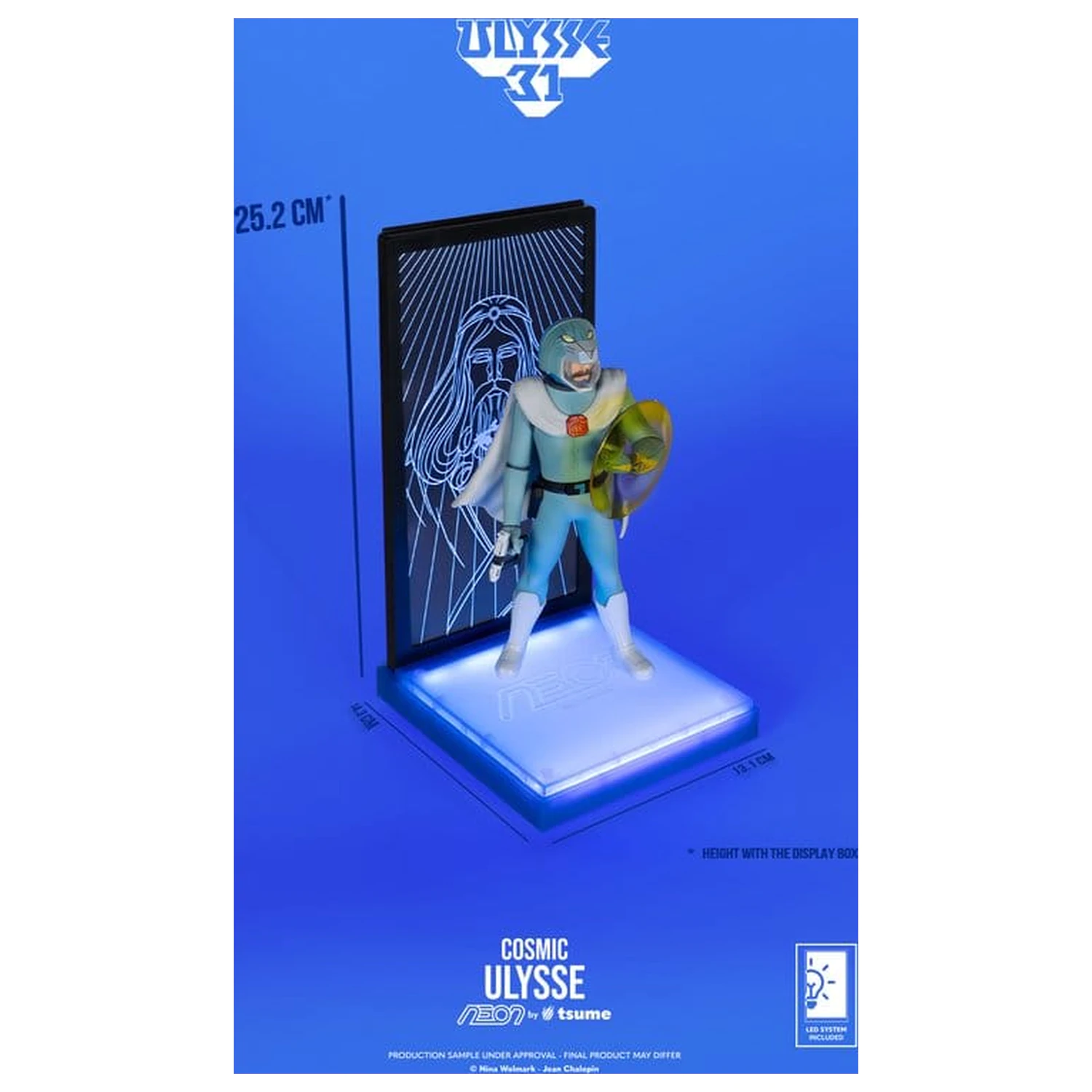 Ulysse 31 Neon figura 1/9 Ulysse Cosmic Version 20 cm fotografija izdelka