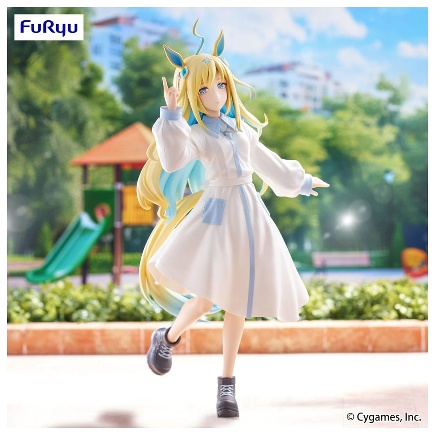 Uma Musume Pretty Derby Trio-Try-iT PVC Kip Neo Universe 22 cm fotografija izdelka