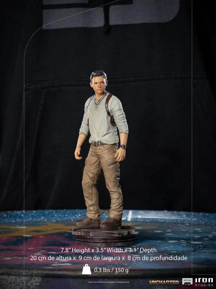 Uncharted Movie Art Scale Kip 1/10 Nathan Drake 20 cm fotografija izdelka