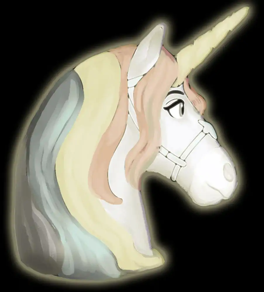Unicorn Academy 3D LED Svetilka Wildstar 18 cm fotografija izdelka