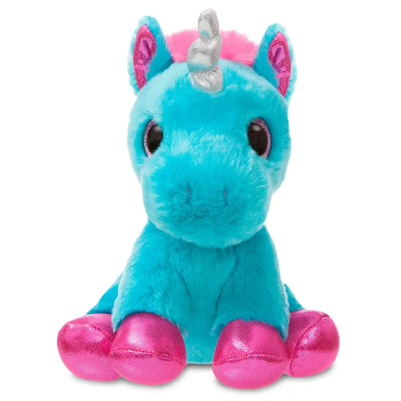Turkizni Unicorn mehki plišasti igrača 18 cm fotografija izdelka