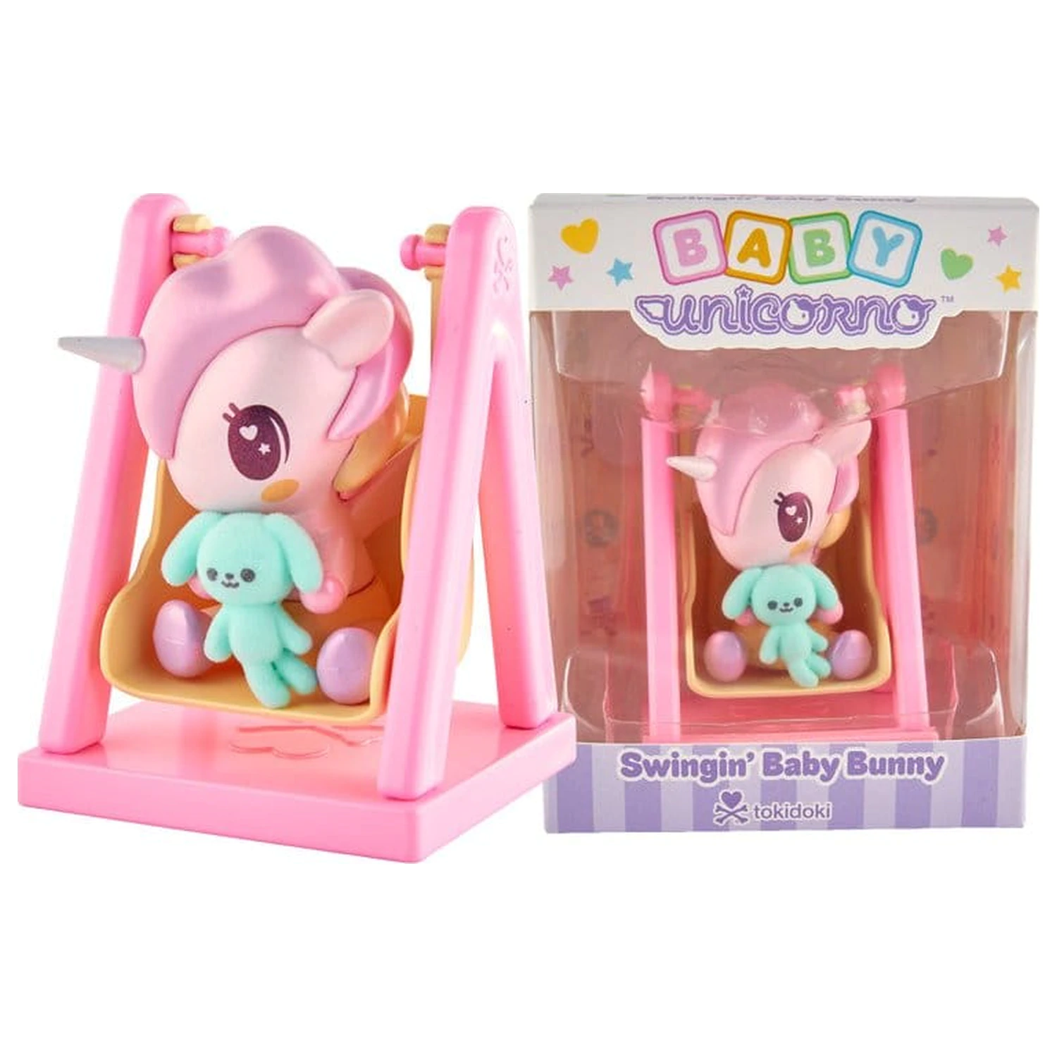 Unicorno figura v škatli z oknom, dojenček, posebna izdaja, 7 cm fotografija izdelka