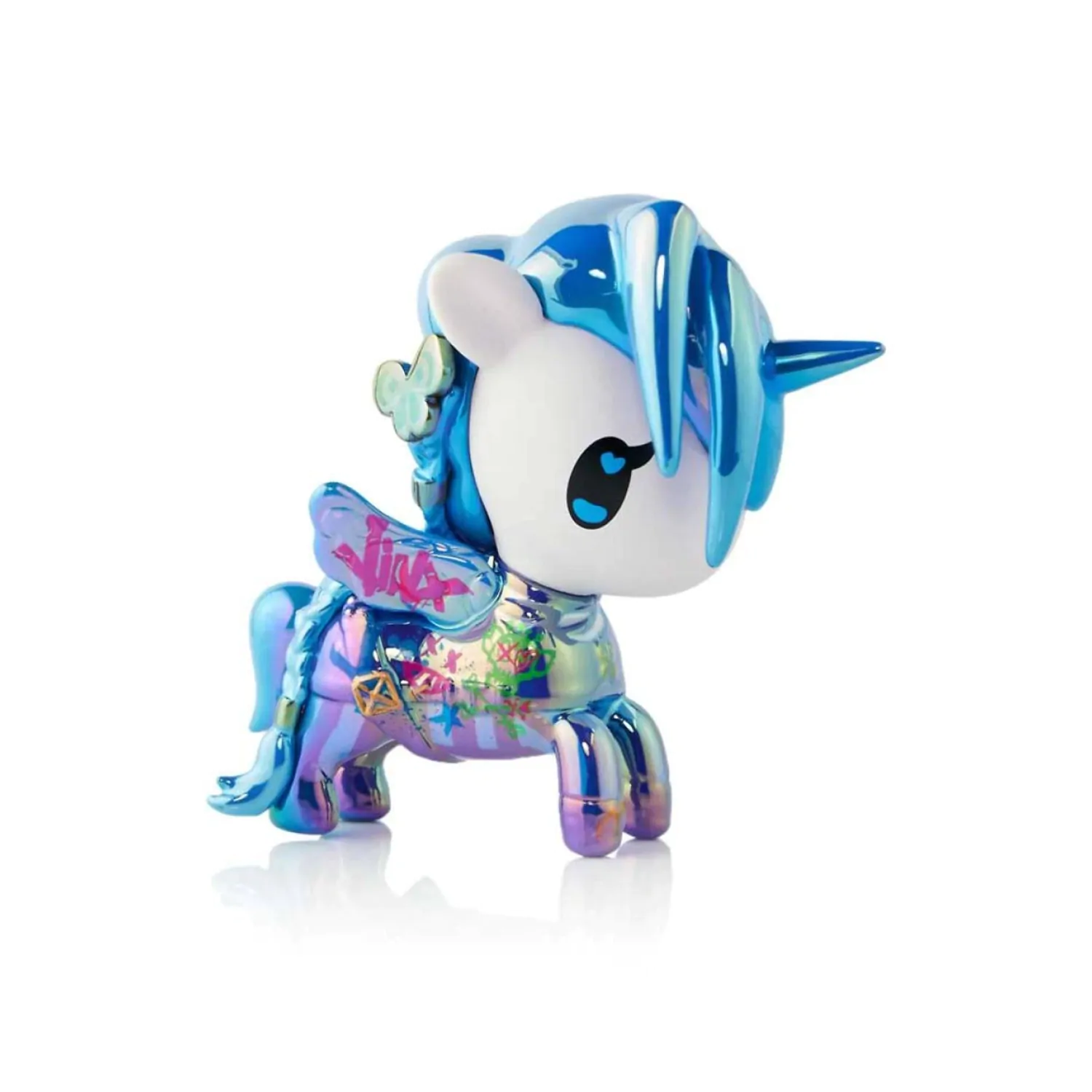 Unicorno x Arcane Window Box figura Blue Mayhem JINX (Special Edition) 7 cm fotografija izdelka